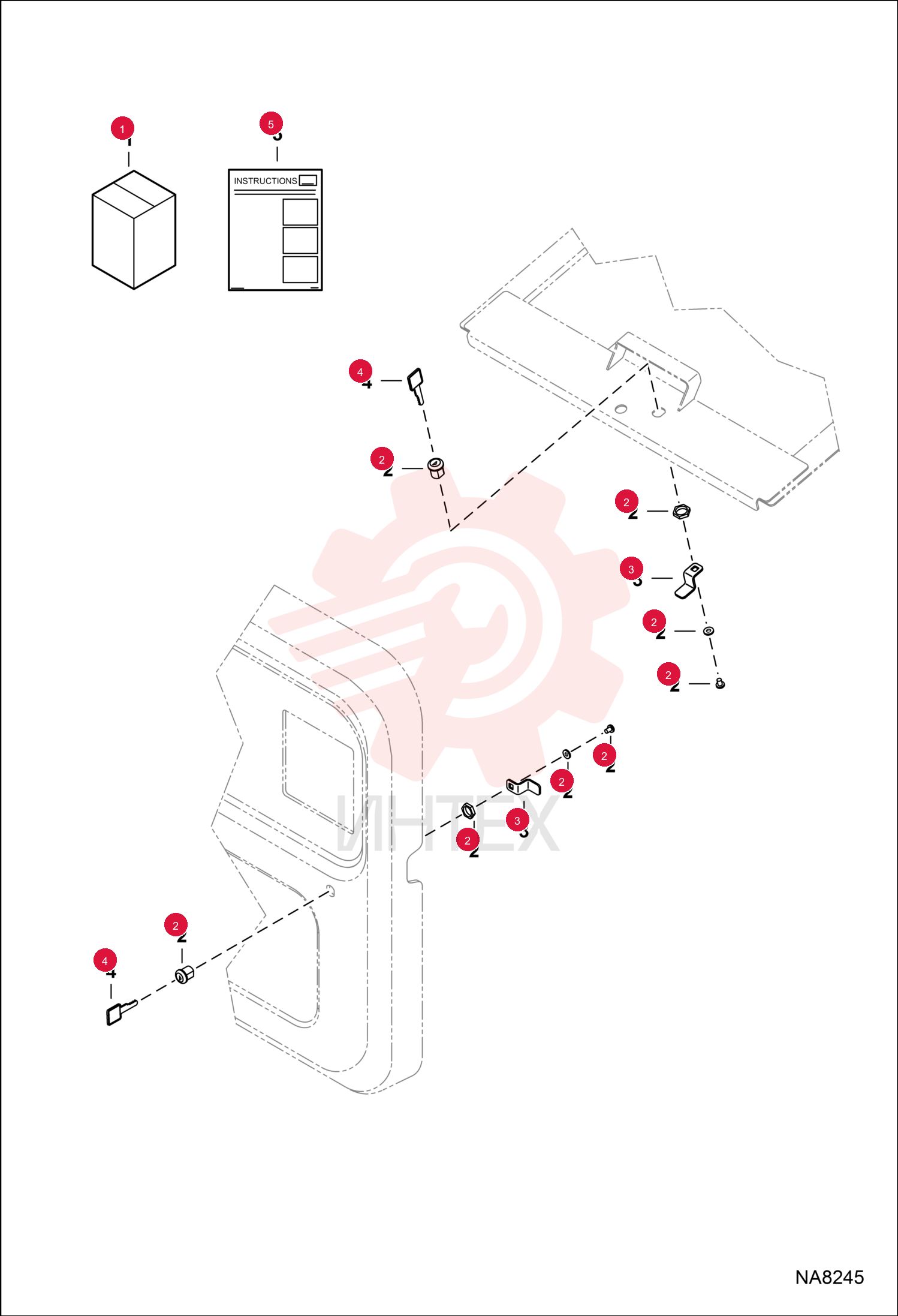 KIT, LOCK SECURITY 7128403