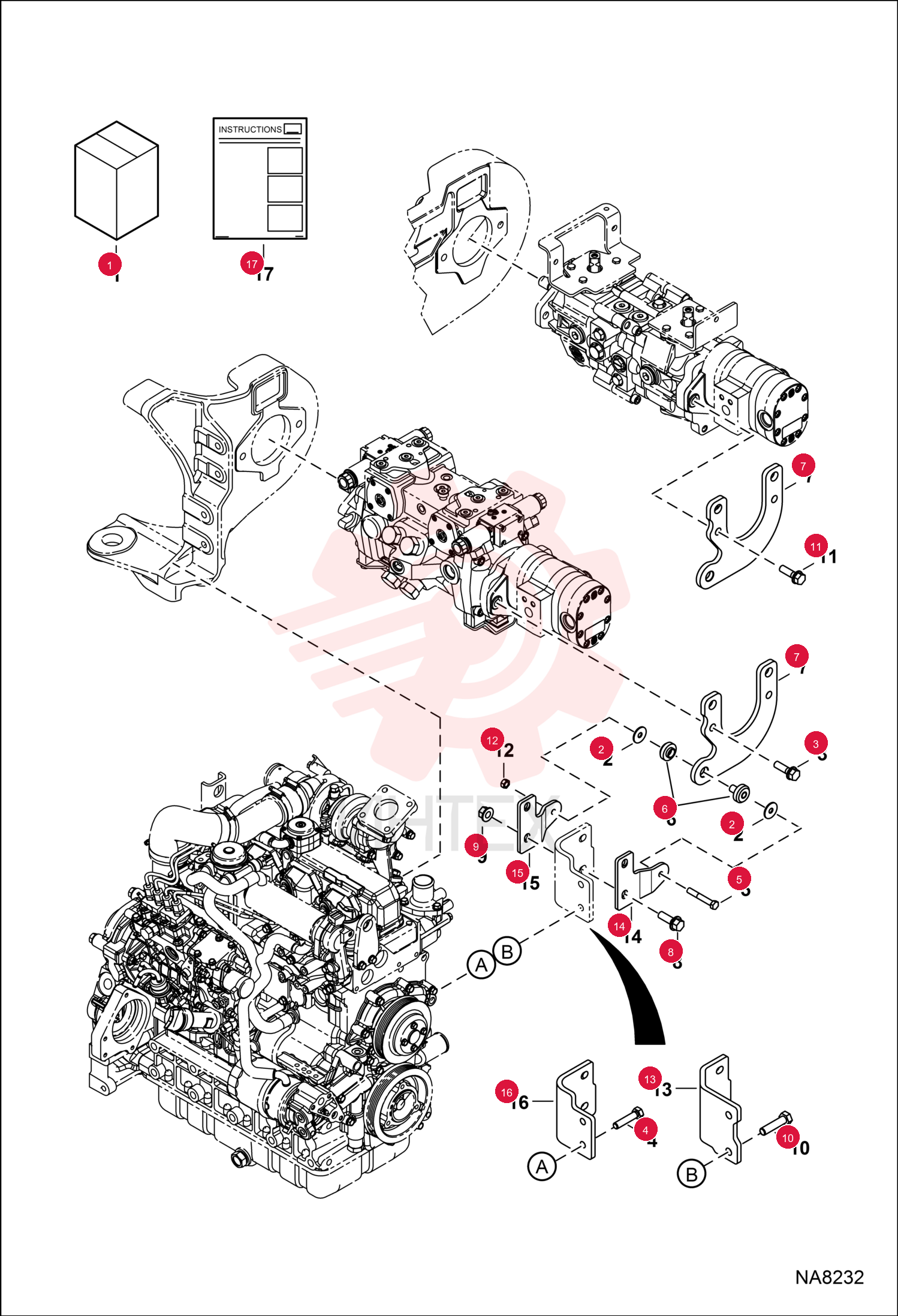 KIT, MOUNT ISOLATOR 7239976