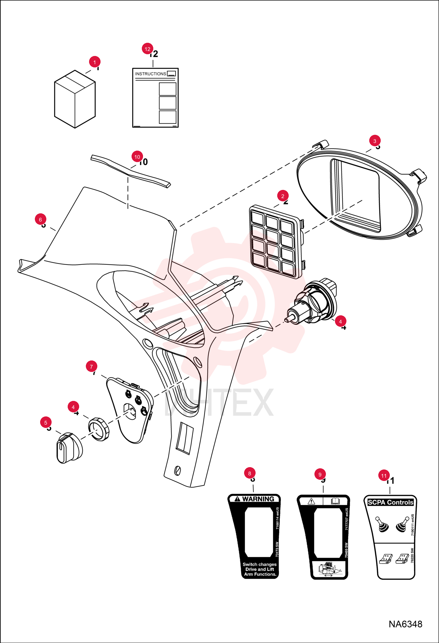 KIT, PANEL KEYLESS 7213929