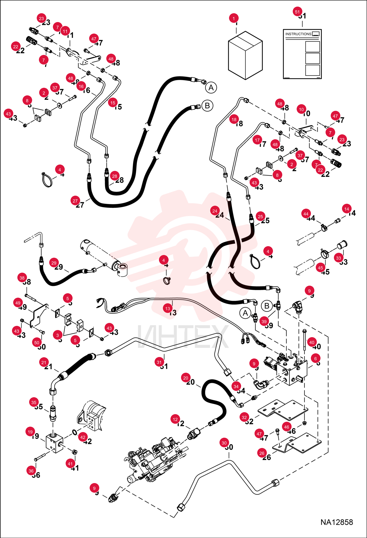KIT REAR AUX 7311880