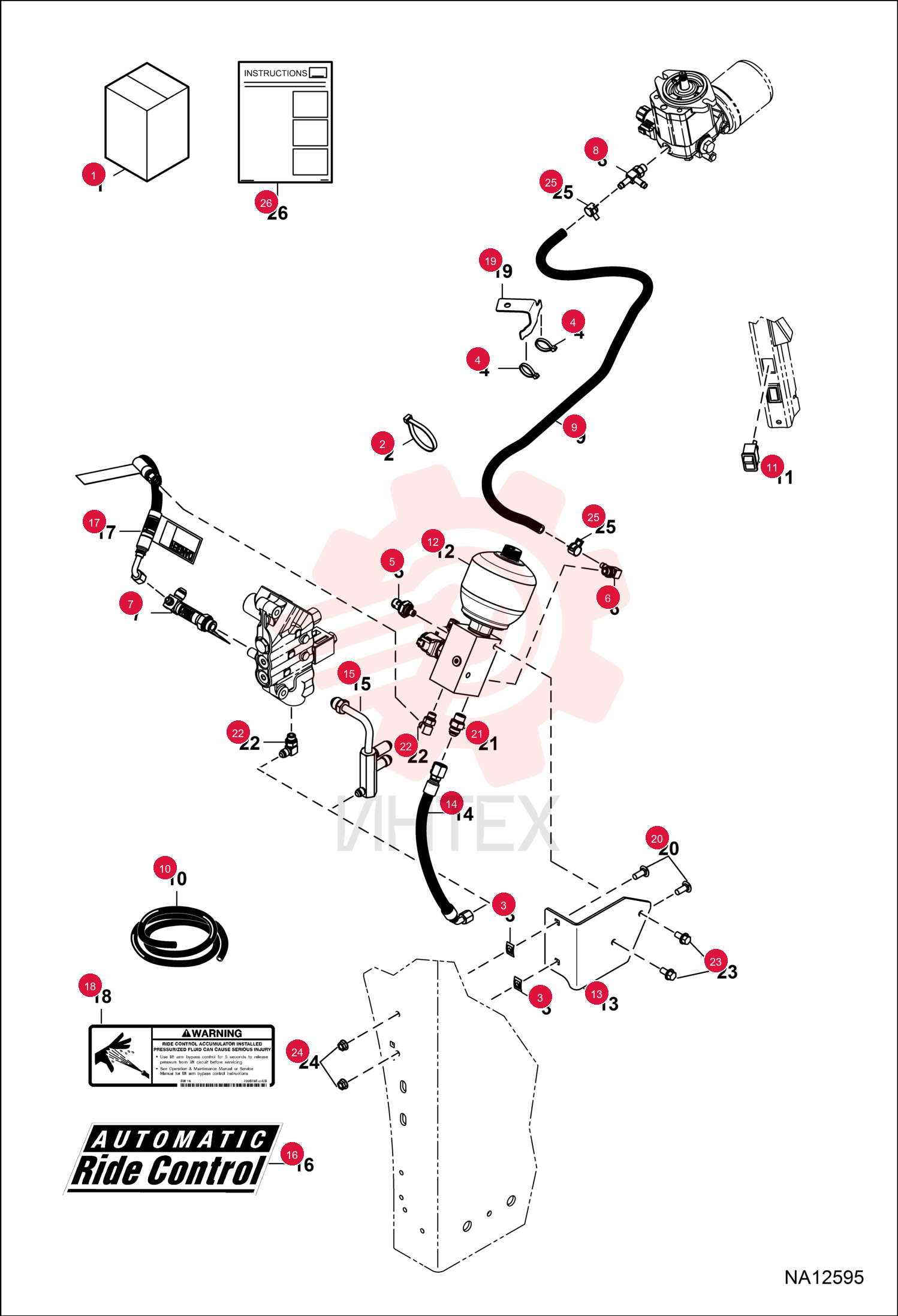 KIT RIDE CONTROL 7306402