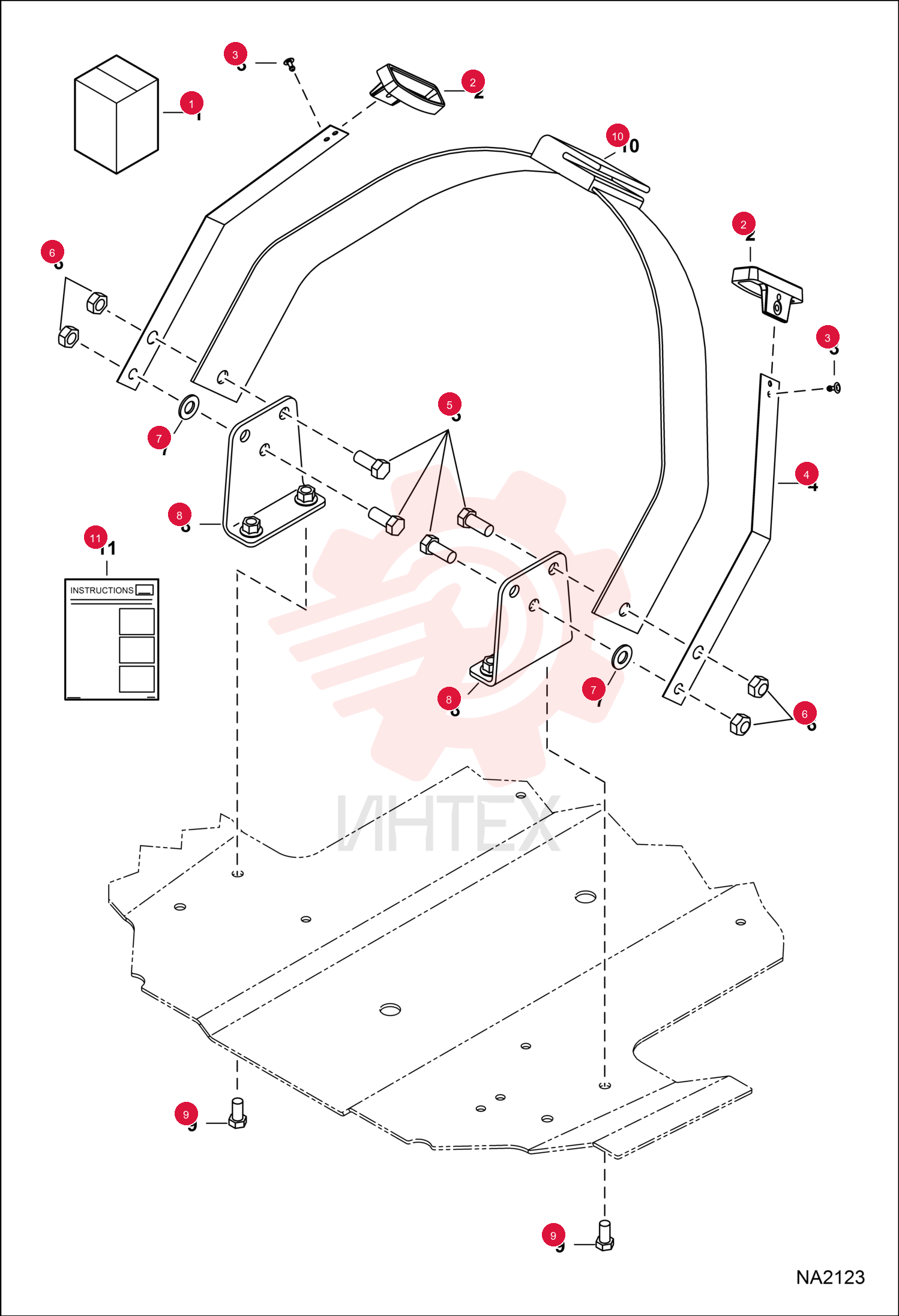 KIT, SEAT BELT 6703640