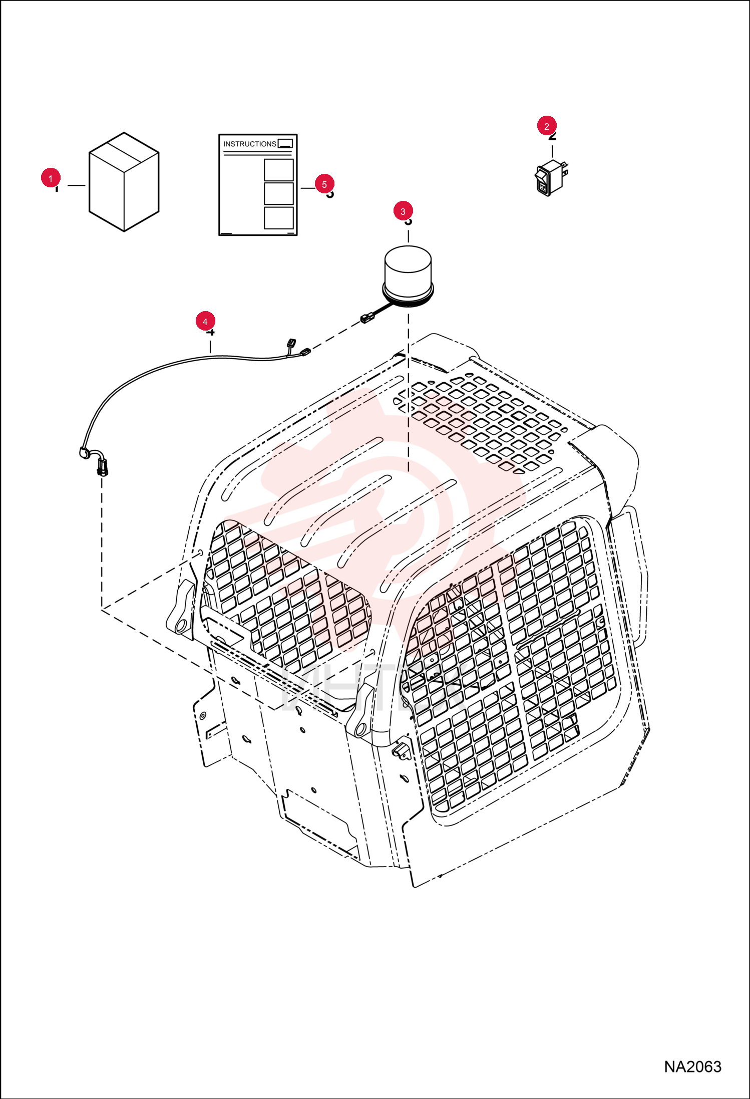 KIT, STROBE LIGHT 7129301