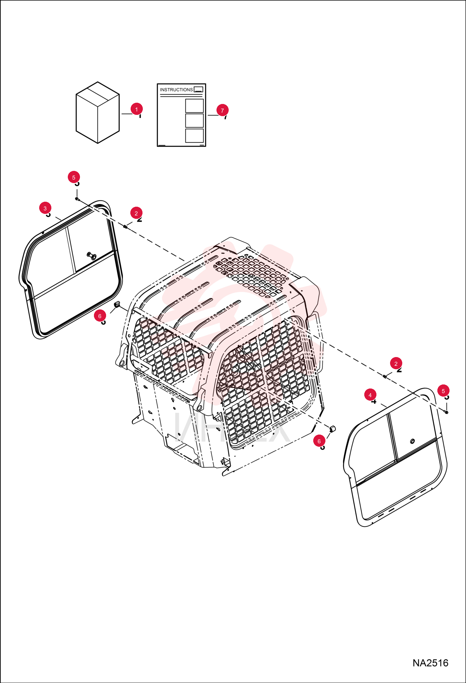 KIT, WINDOW SIDE 7182335