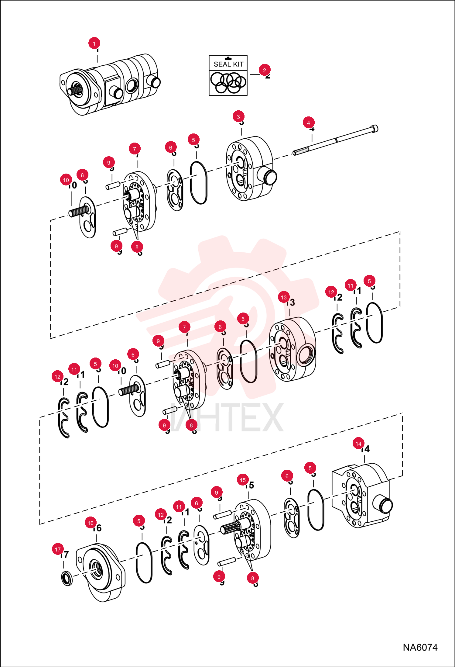 PUMP, GEAR 7010317 (2)