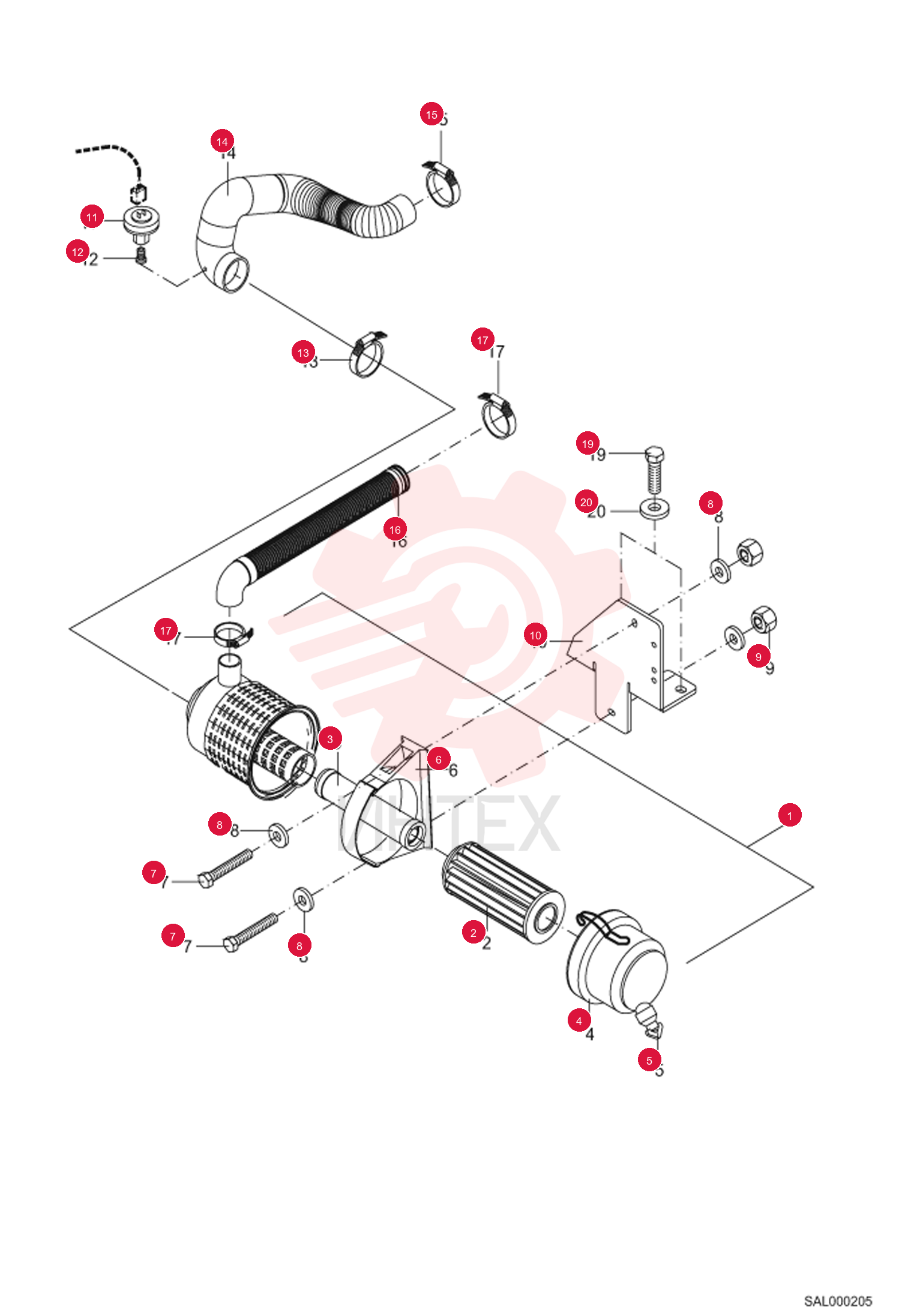 AIR FILTER 5501660750 (1)