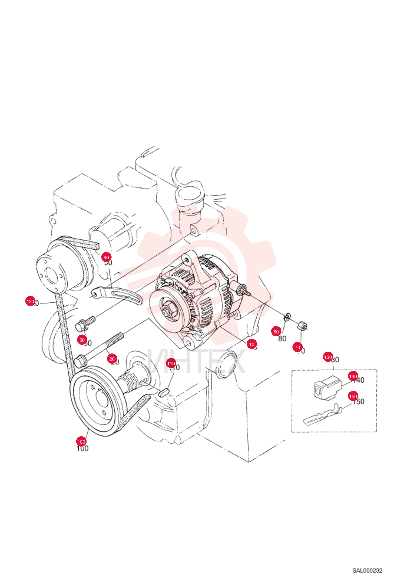 ASSY ALTERNATOR 6689554 (1)