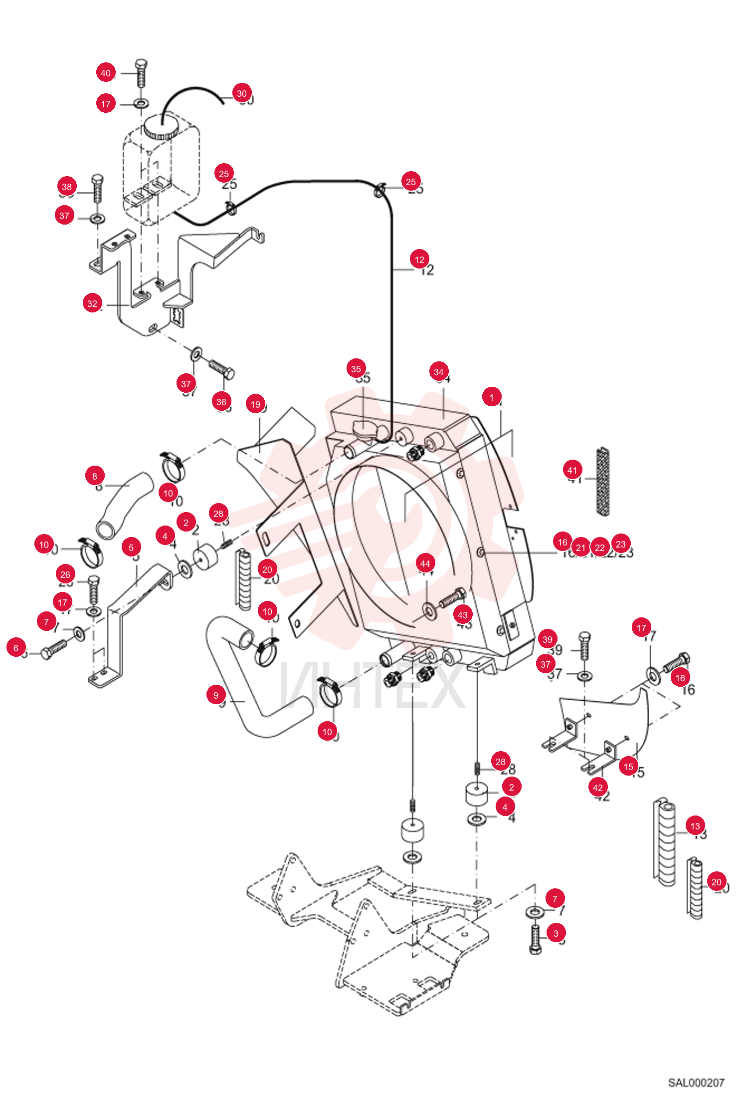 COMBI RADIATOR COOLER 5010661085