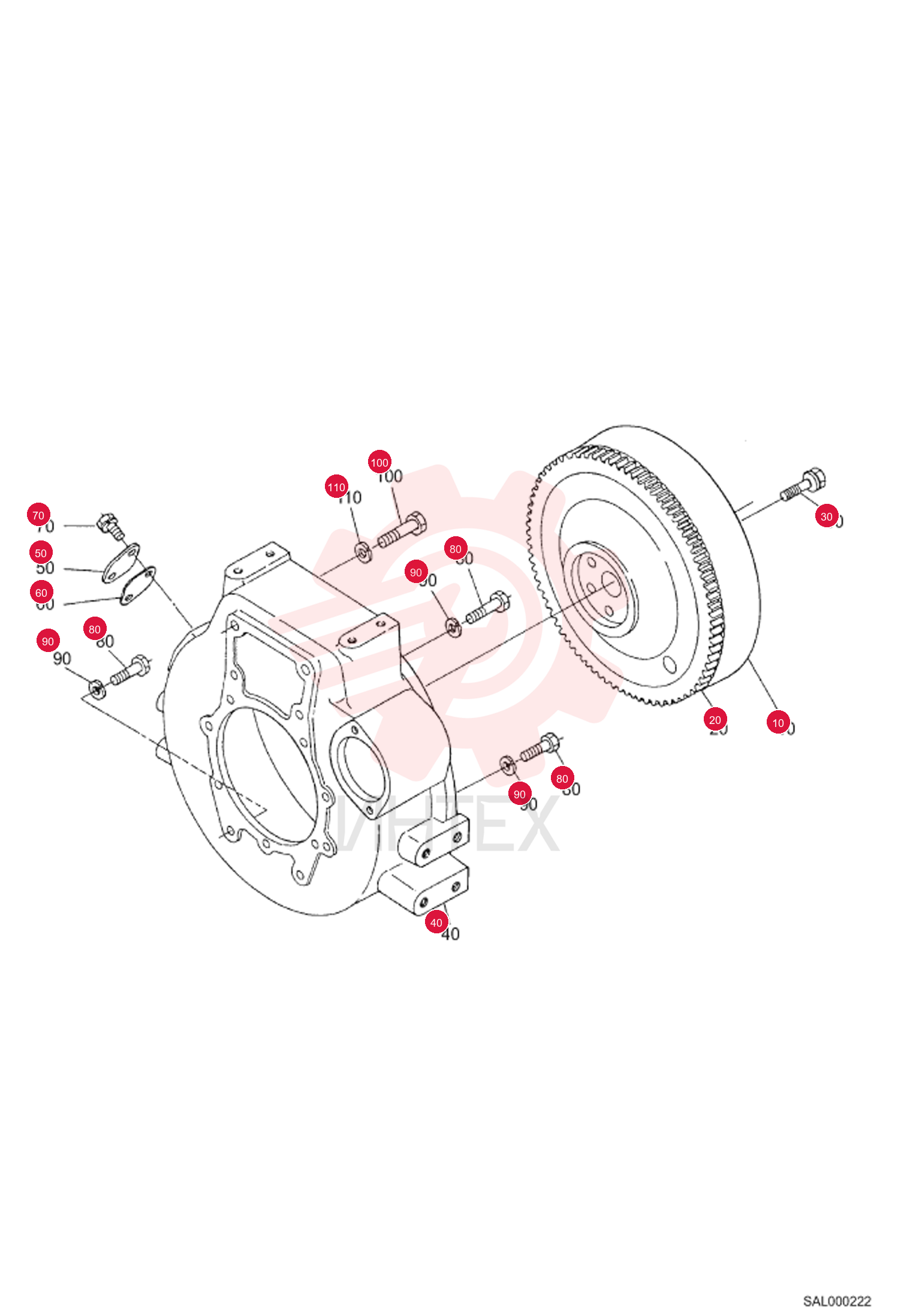 COMP. FLYWHEEL 6689477