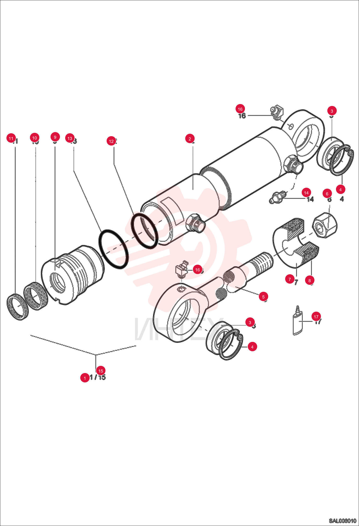 CYLINDER, HYD 6500405000 (2)
