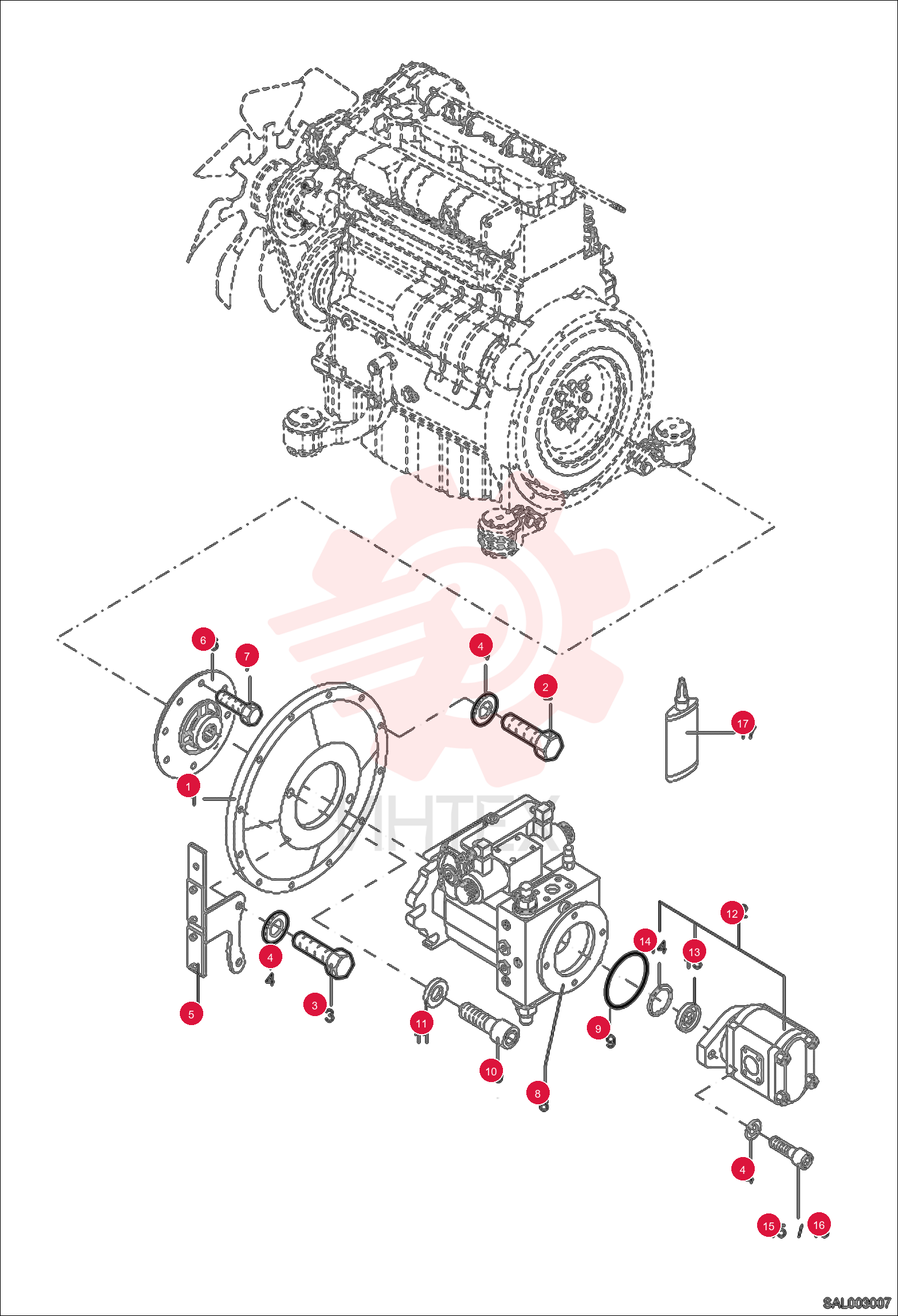 MOUNTED FLANGE 5105660741