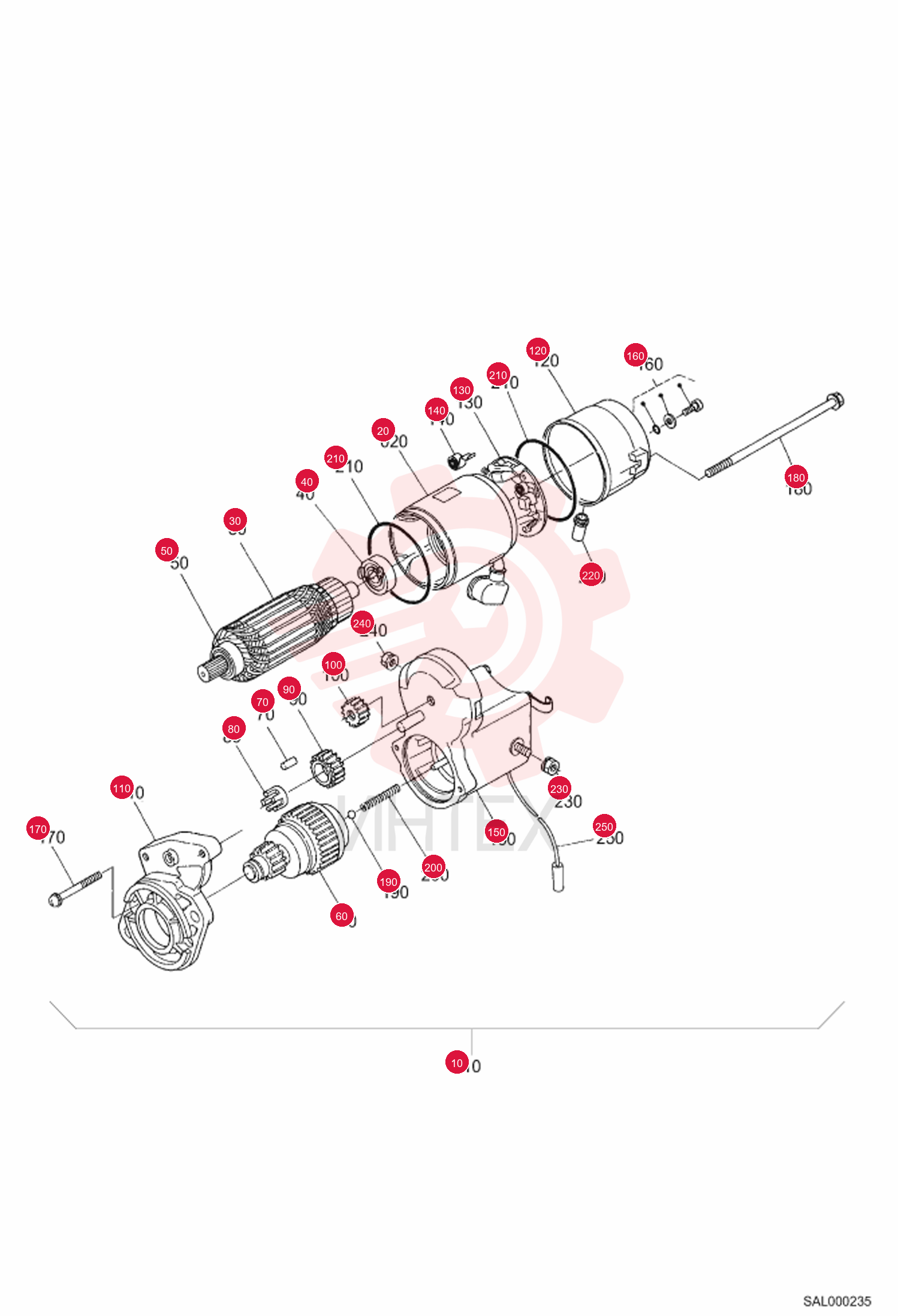 STARTER ASSEMBLY 6689462 (2)