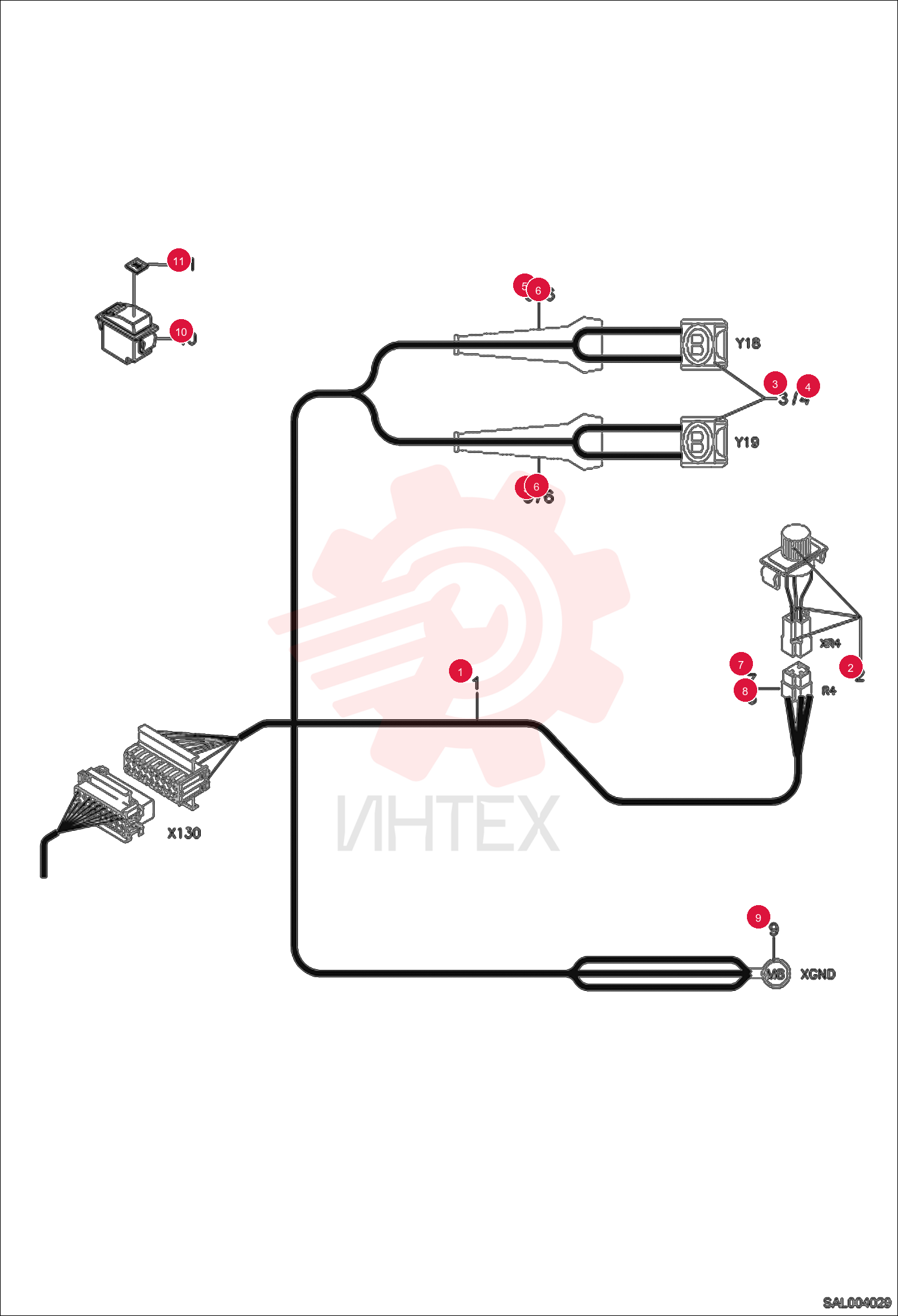 WIRE HARNESS 6453217010