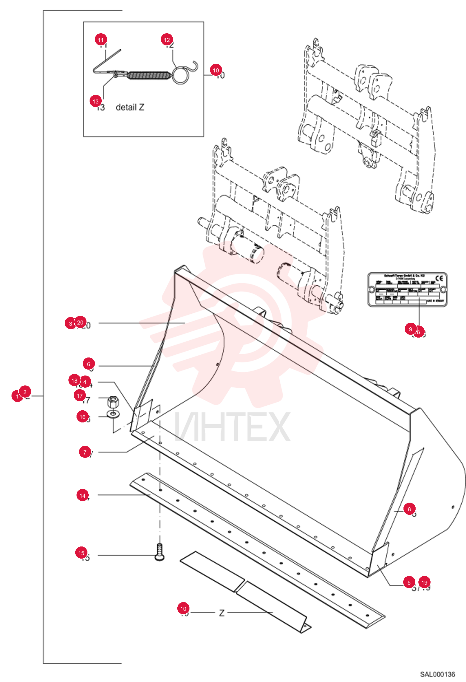 BUCKET, LIGHT MATERIAL 6452208000 (3)