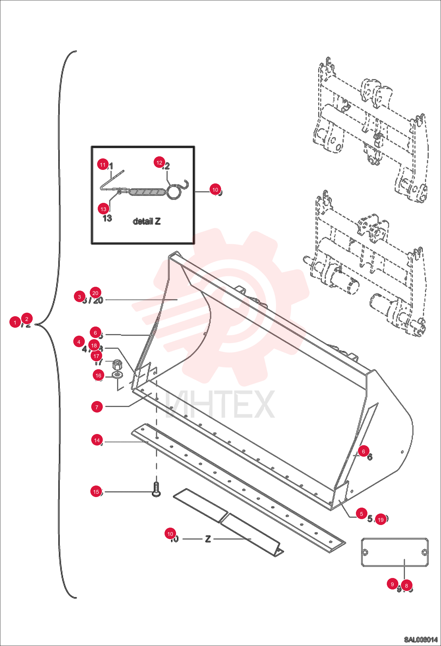 BUCKET, LIGHT MATERIAL 6452208000 (1)