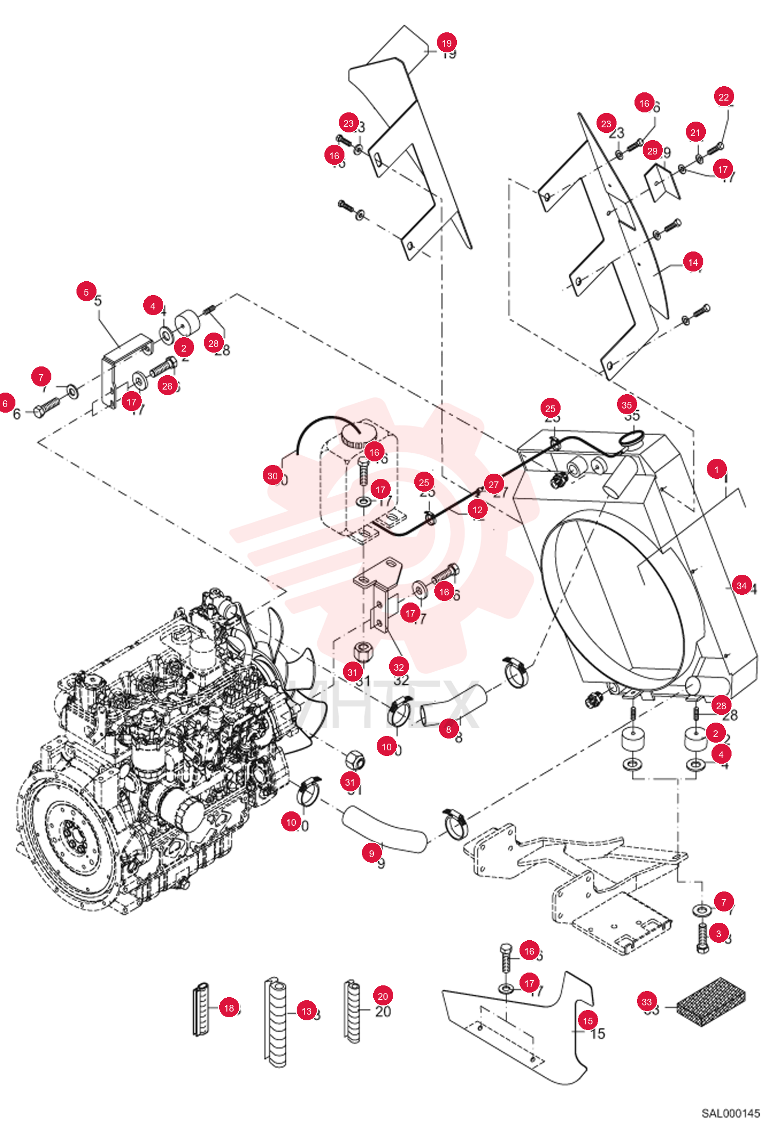 COOLER, RADIATOR 5010661068