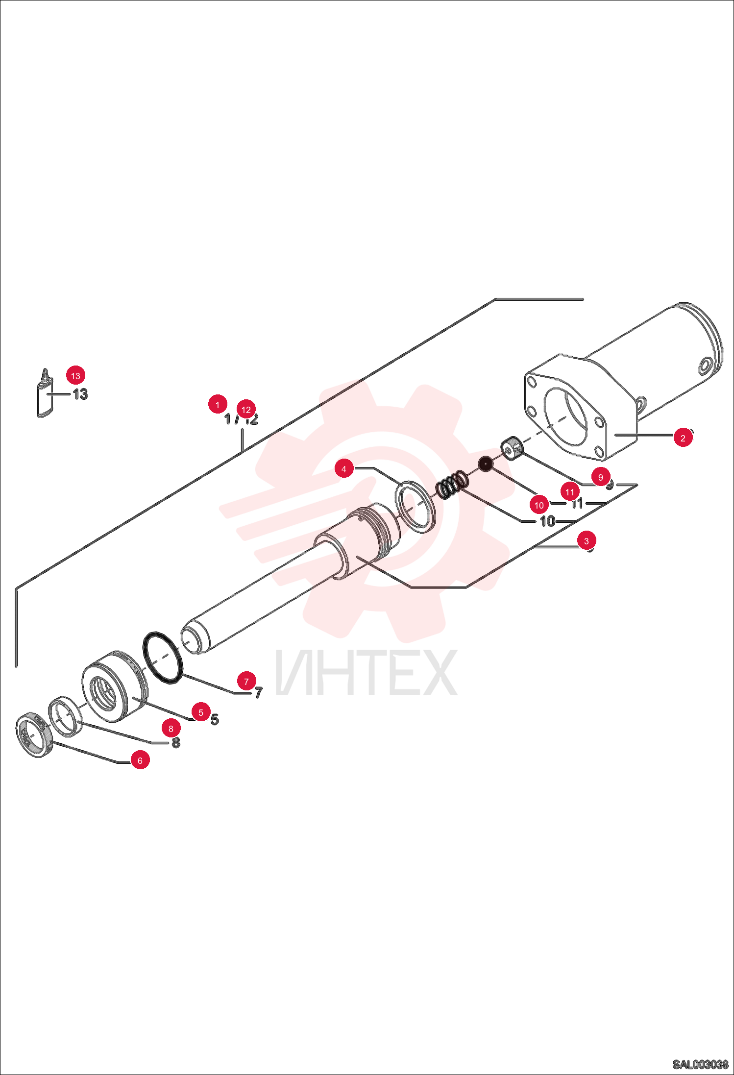 CYLINDER, HYD 6502116100 (1)