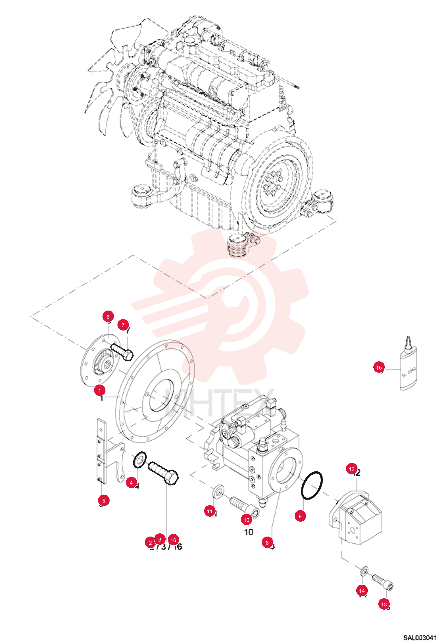 MOUNTED FLANGE 5105660741
