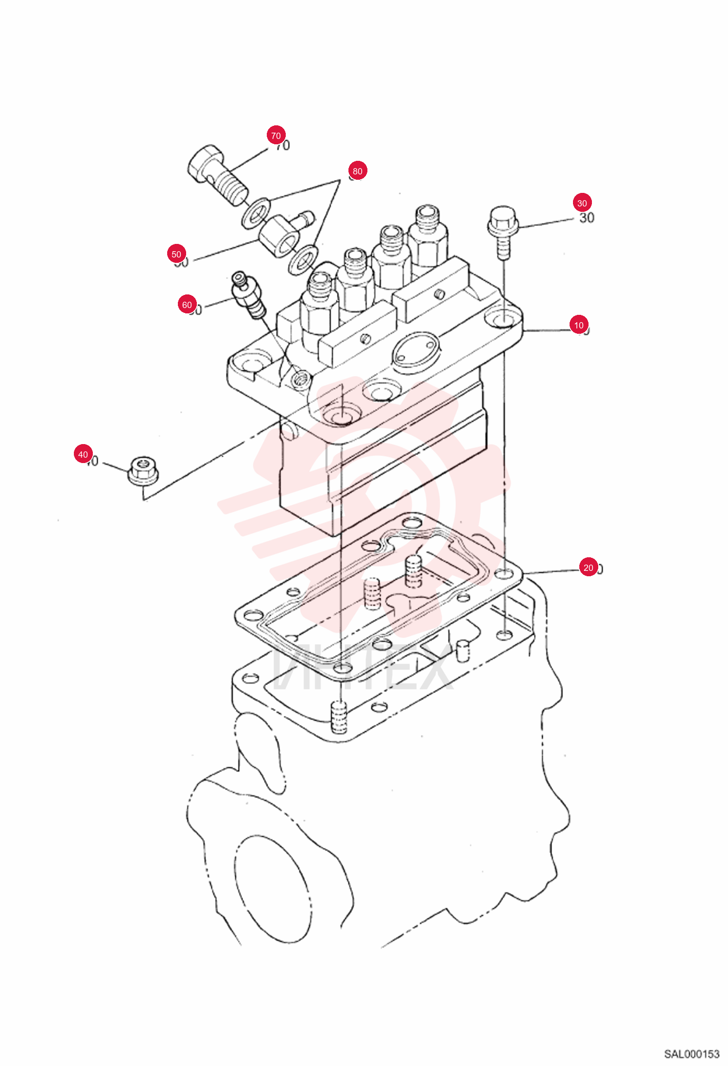 НАСОС ВЫСОКОГО ДАВЛЕНИЯ KUBOTA V3300