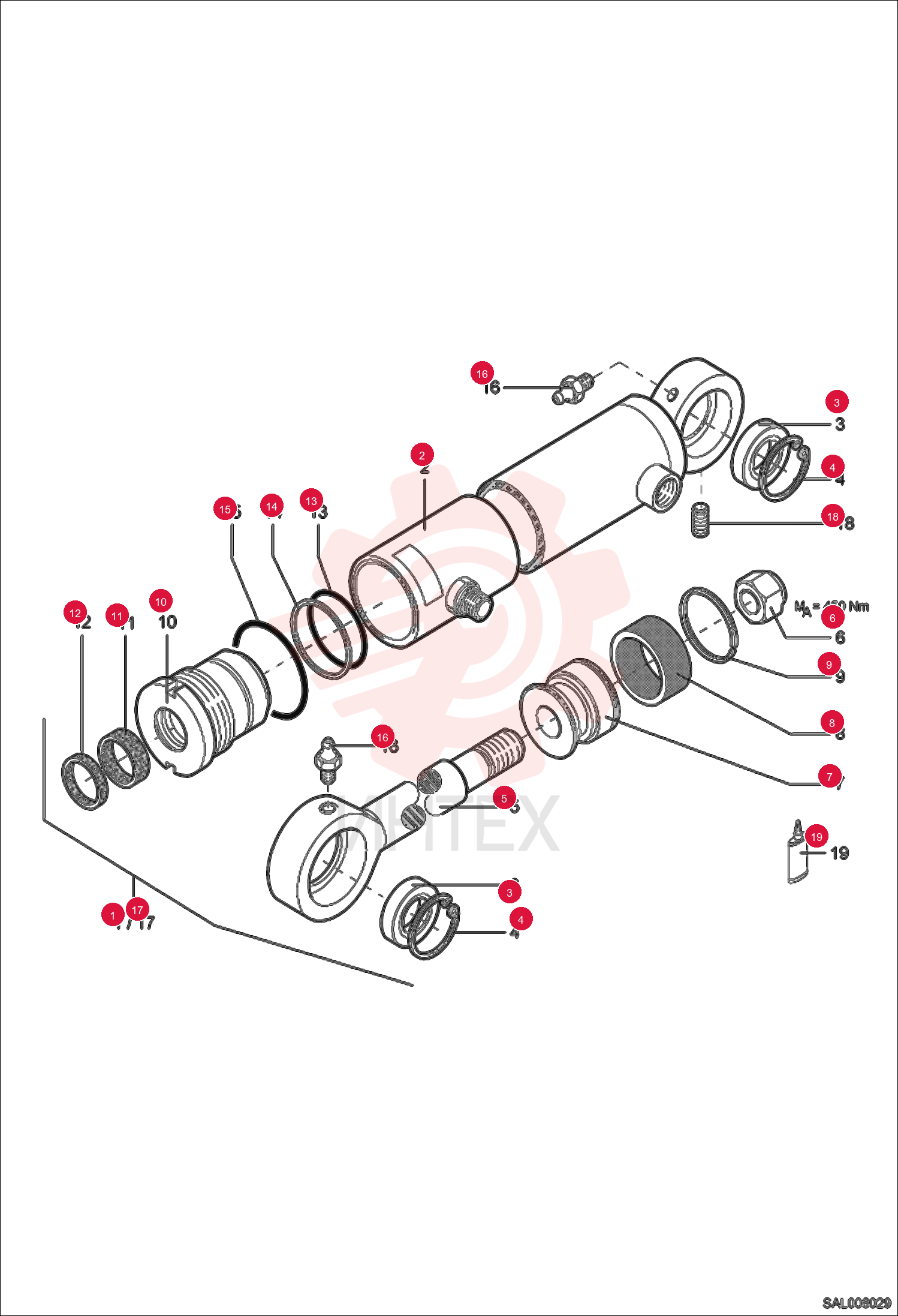 CYLINDER, HYD 6500535000 (2)