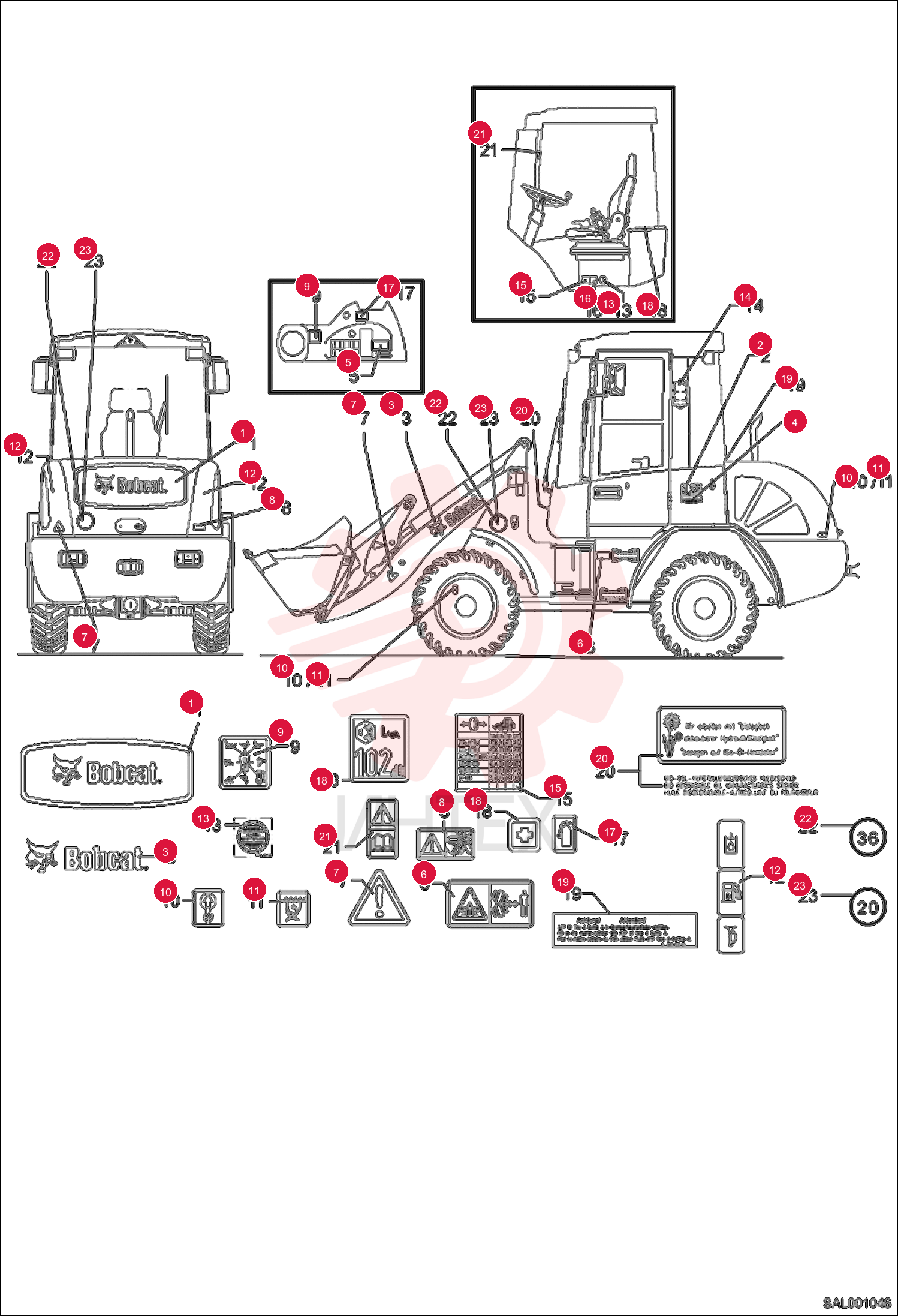 DECAL BOBCAT 5358609769