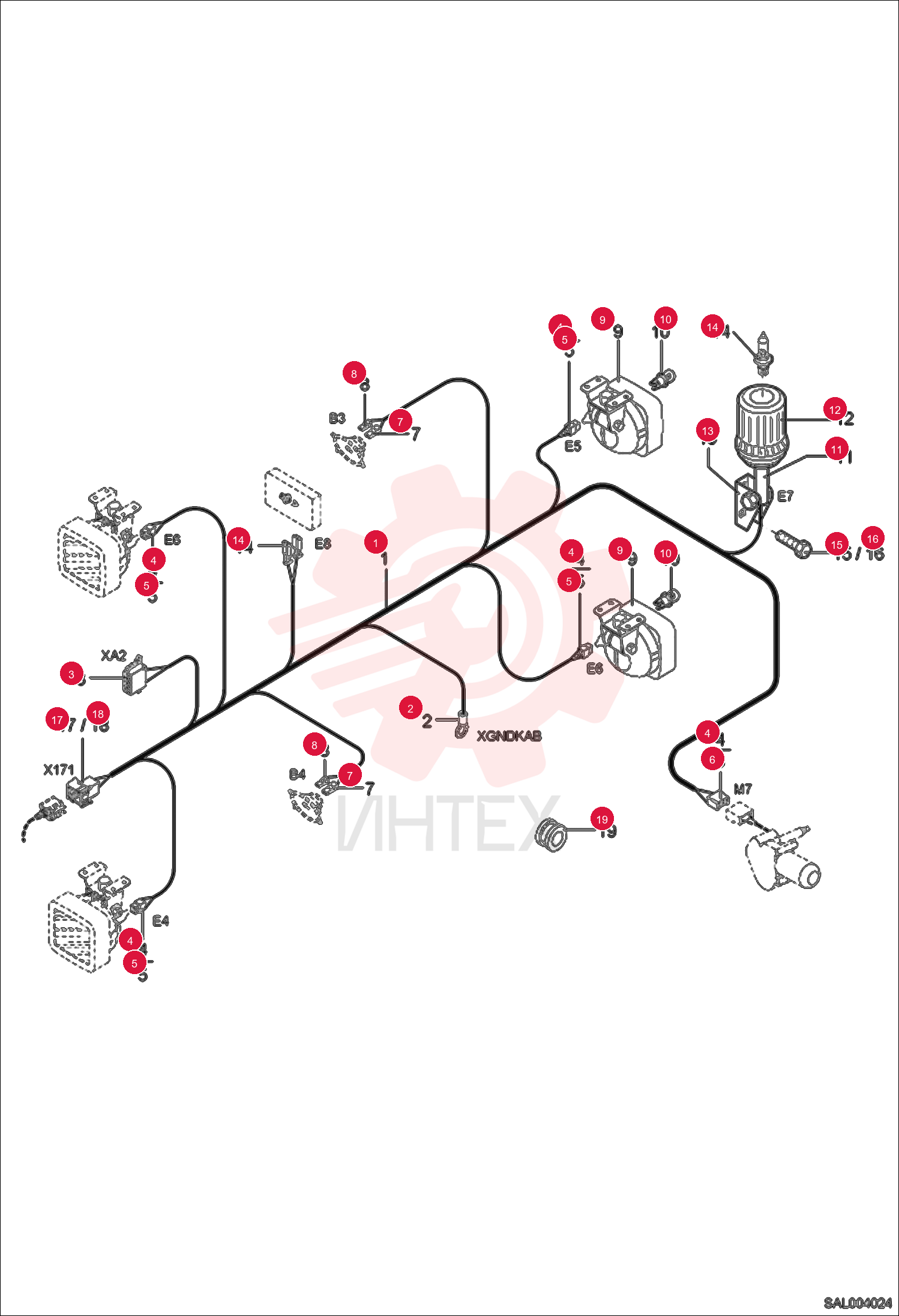 HARNESS, WIRE 0451040212