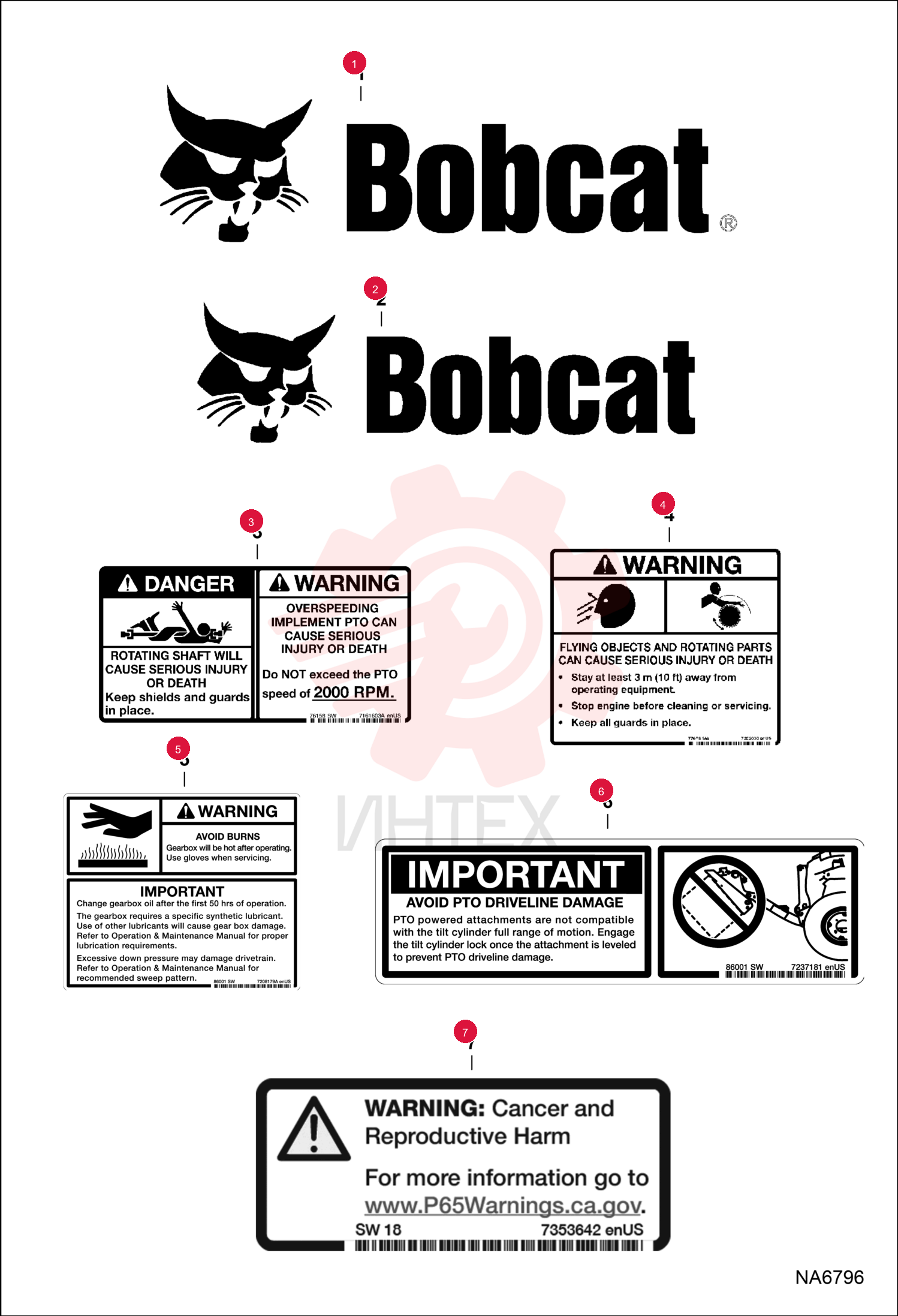 DECAL, LOGO BOBCAT AND HEAD 6809831 (2)
