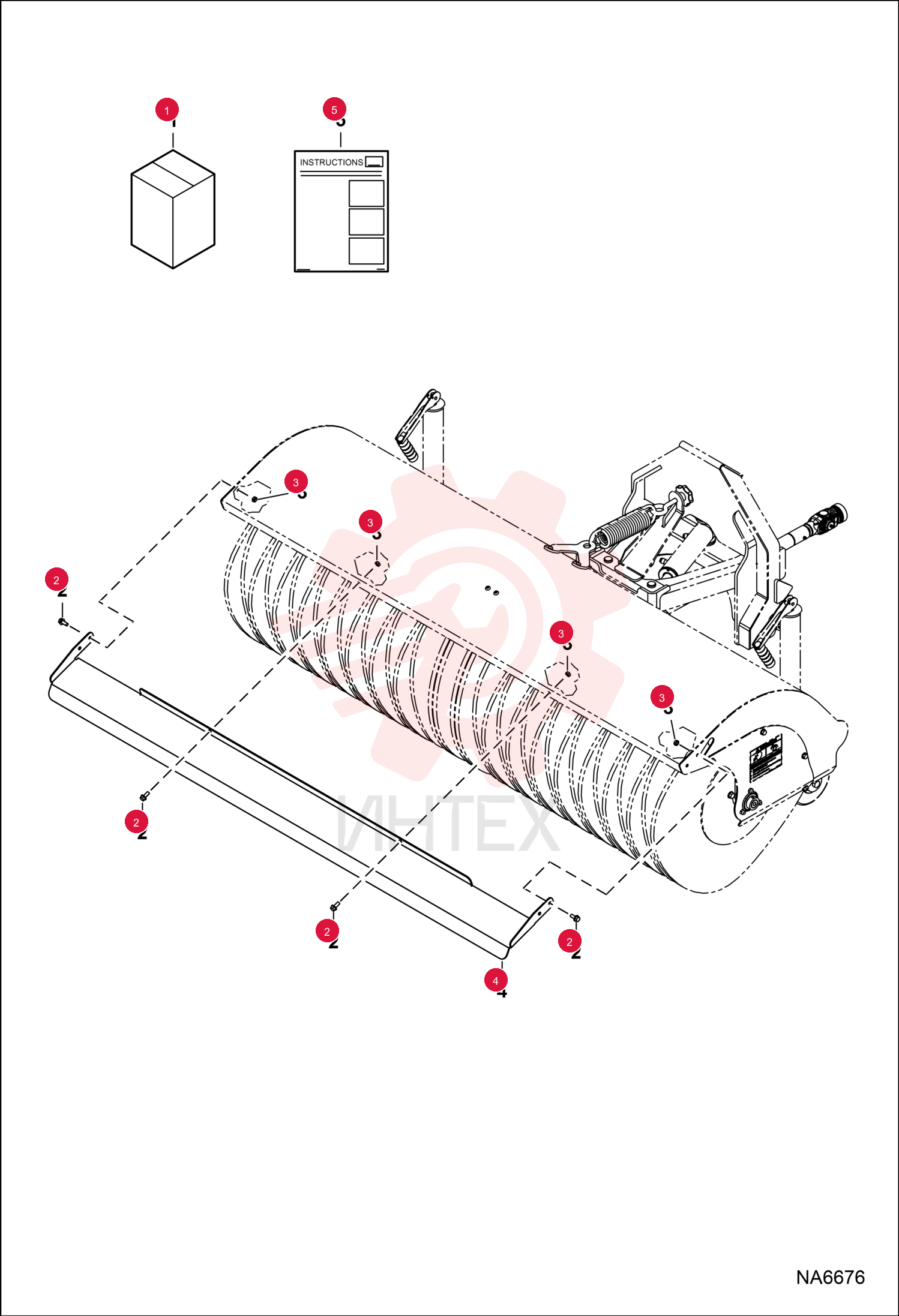 KIT, DEFLECTOR ANGLE BROOM 7222284 (2)