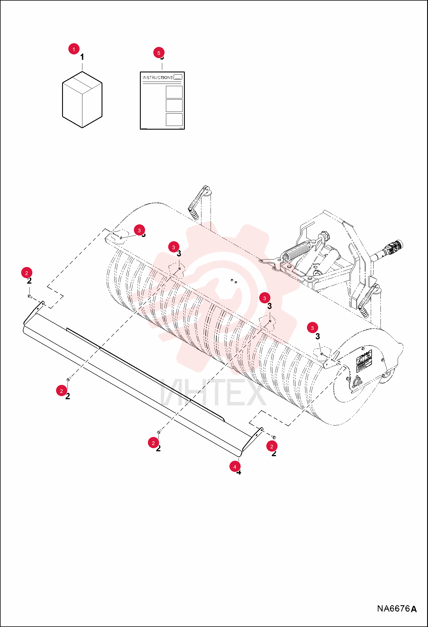 KIT, DEFLECTOR ANGLE BROOM 7222284 (1)
