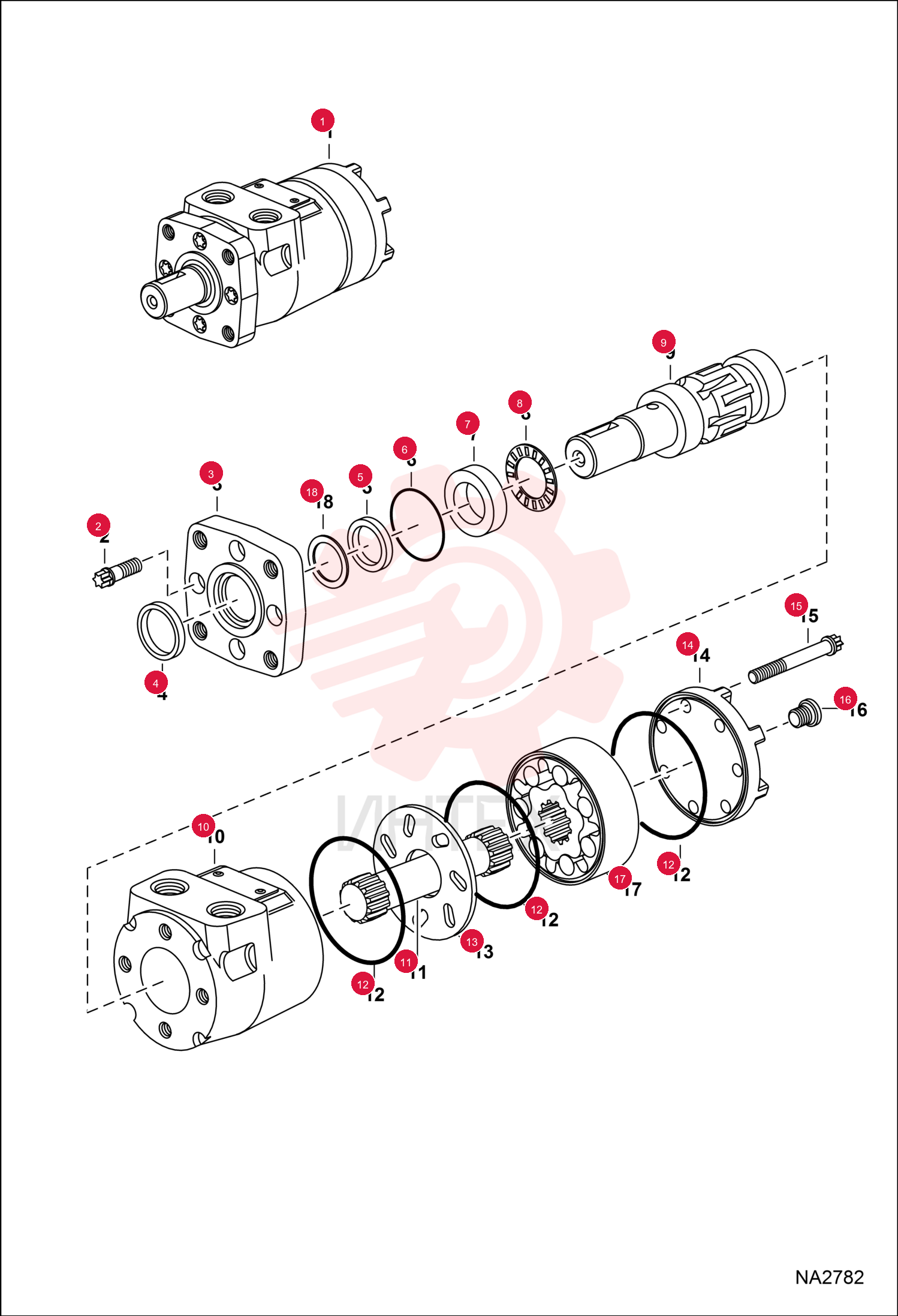 MOTOR, HYD 7184732