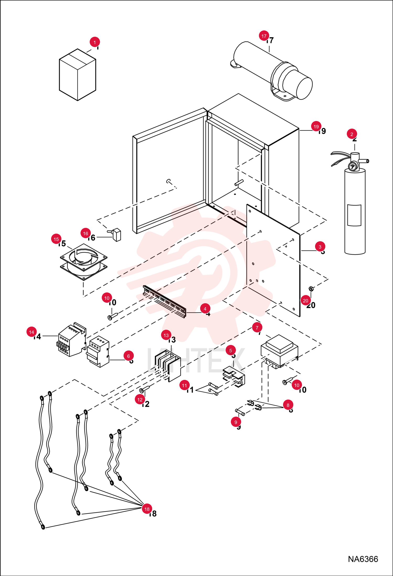 CONTROL, BOX ASSY 7027116