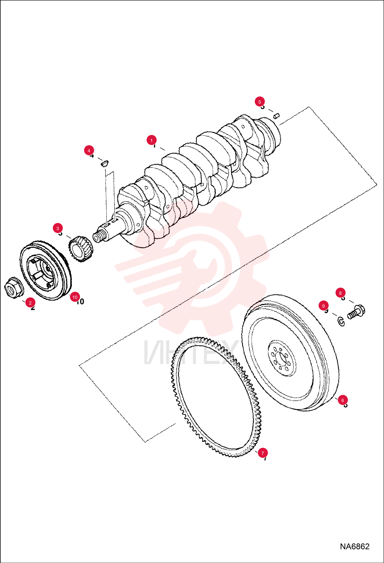 CRANKSHAFT ASSEMBLY 7026365
