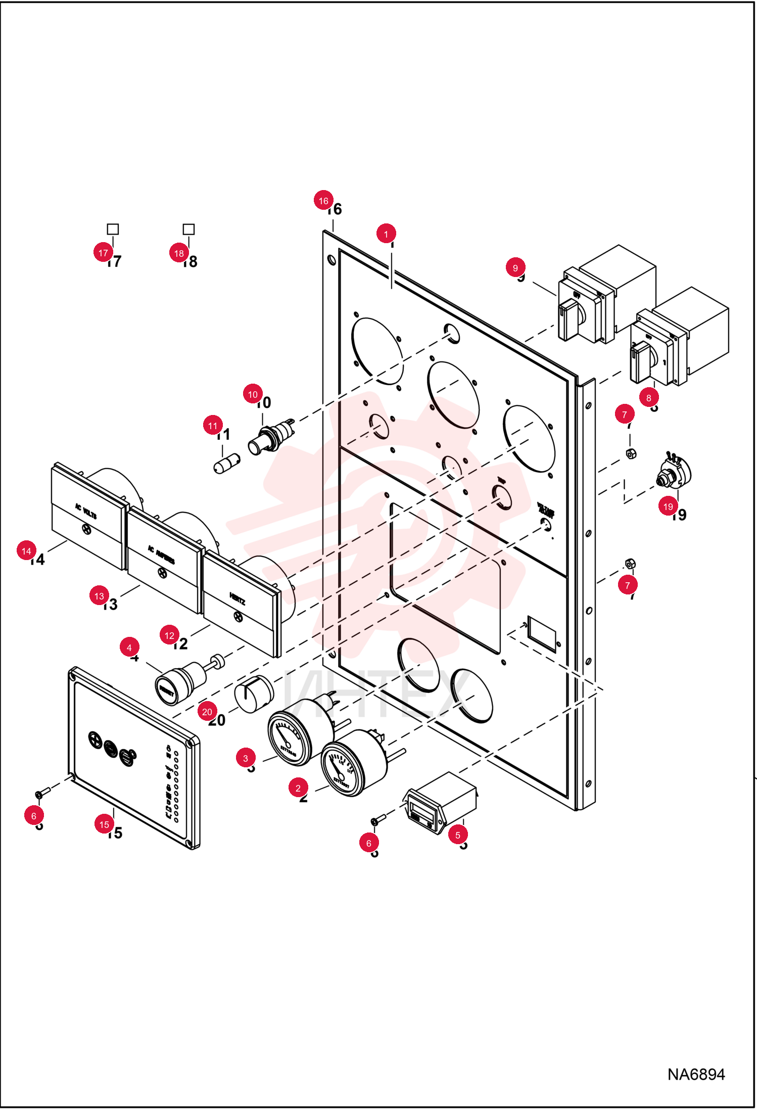 DECAL, PANEL DISPLAY 7027255