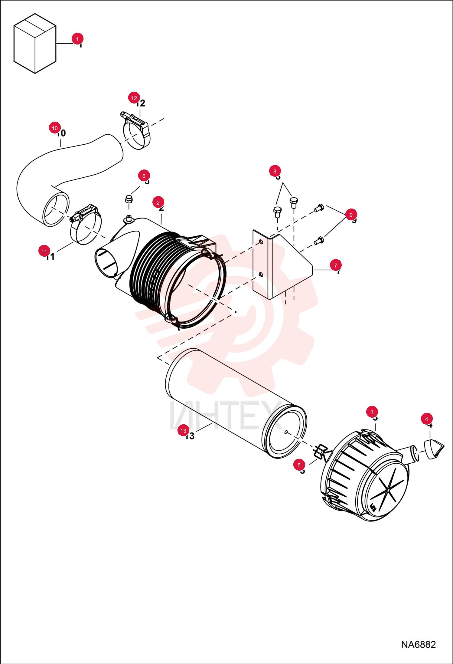 FILTER, AIR CLEANER ASSY 7027390