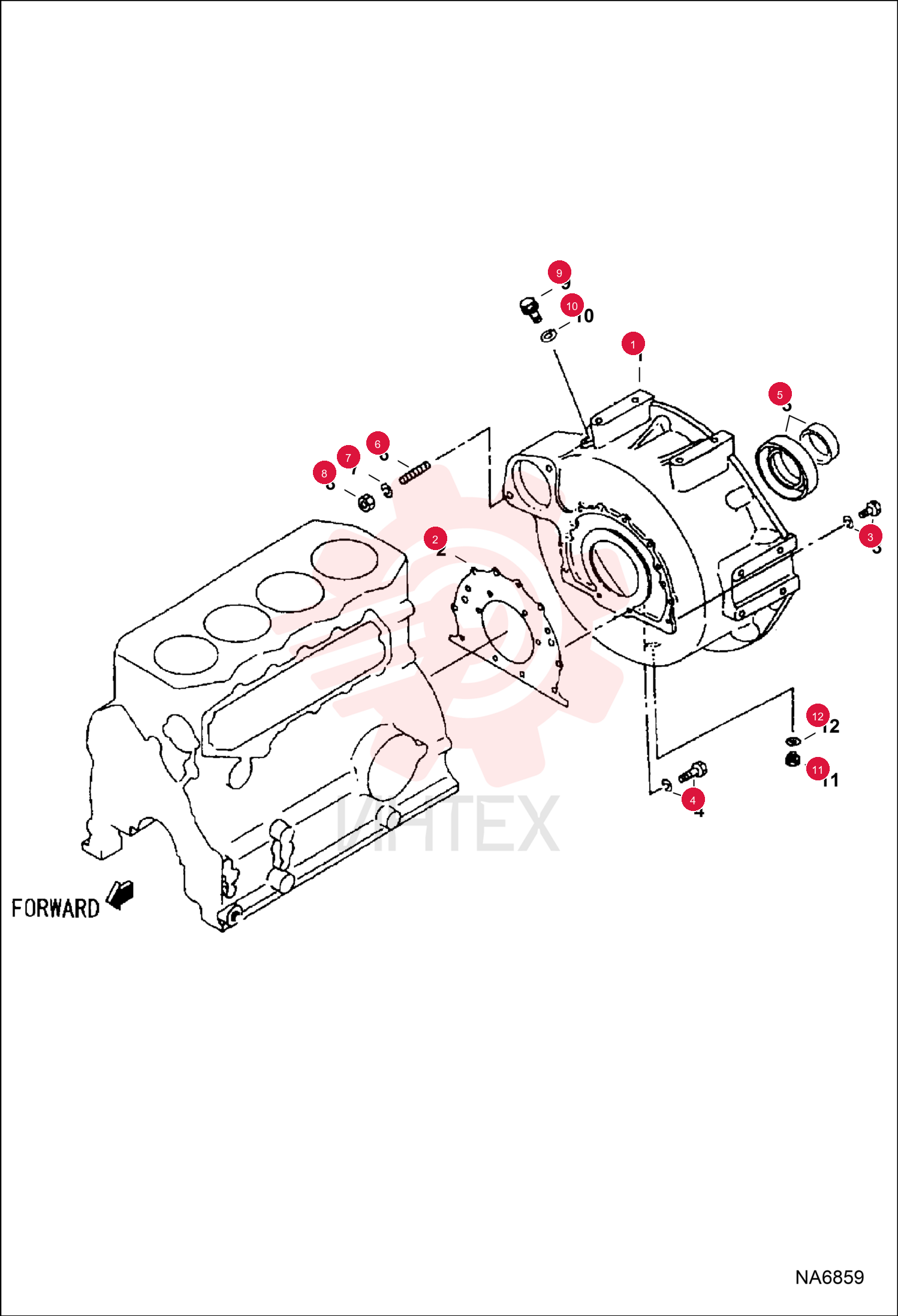 HOUSING, FLYWHEEL 7026436