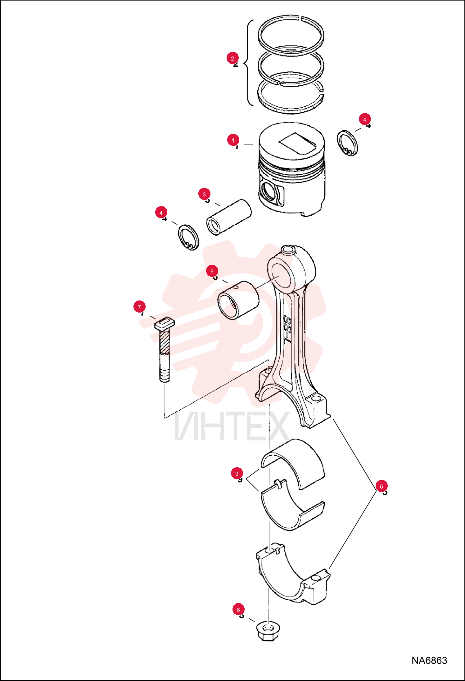 PISTON, ENG 7026355