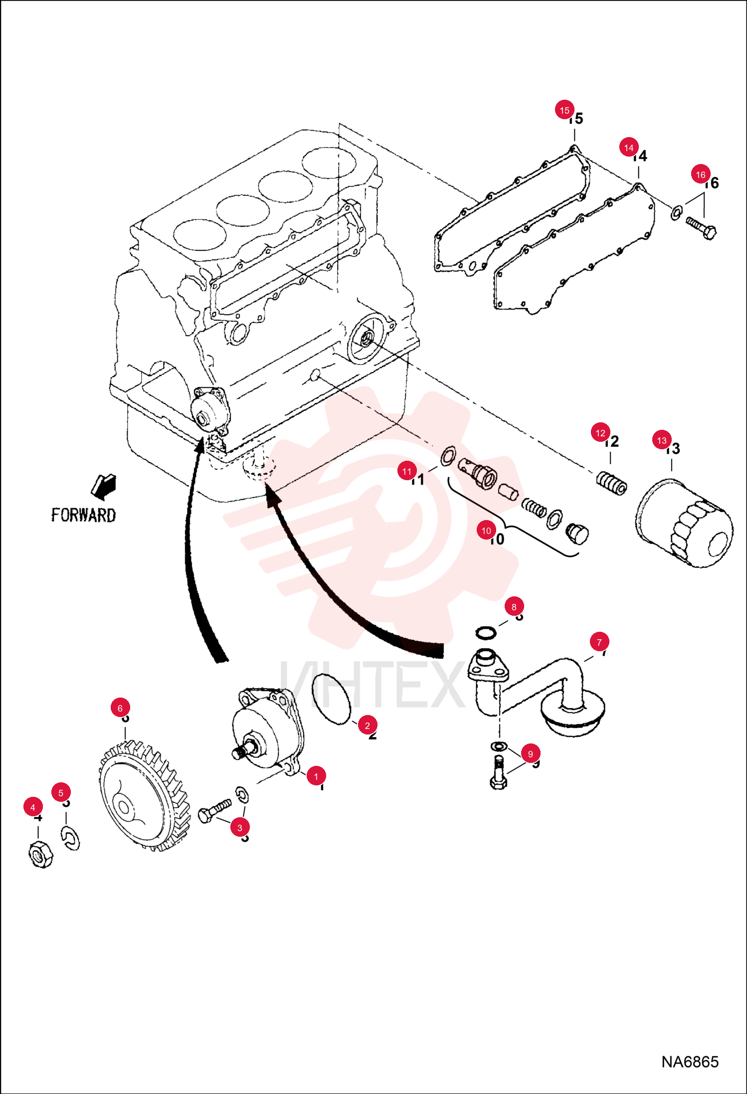 PUMP, OIL ENG 7026382