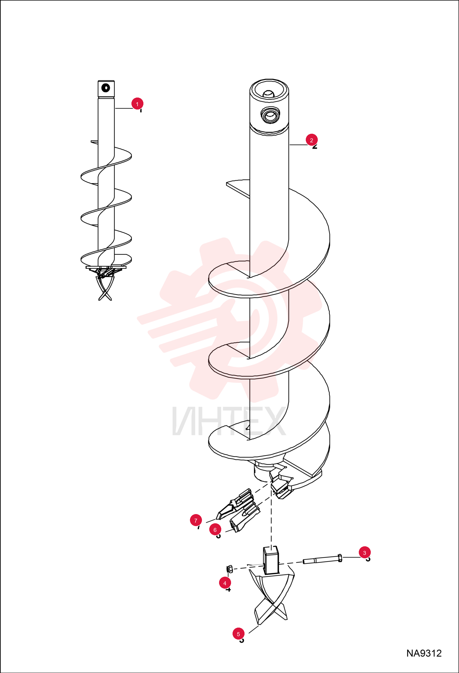 AUGER ASSEMBLY 7242407
