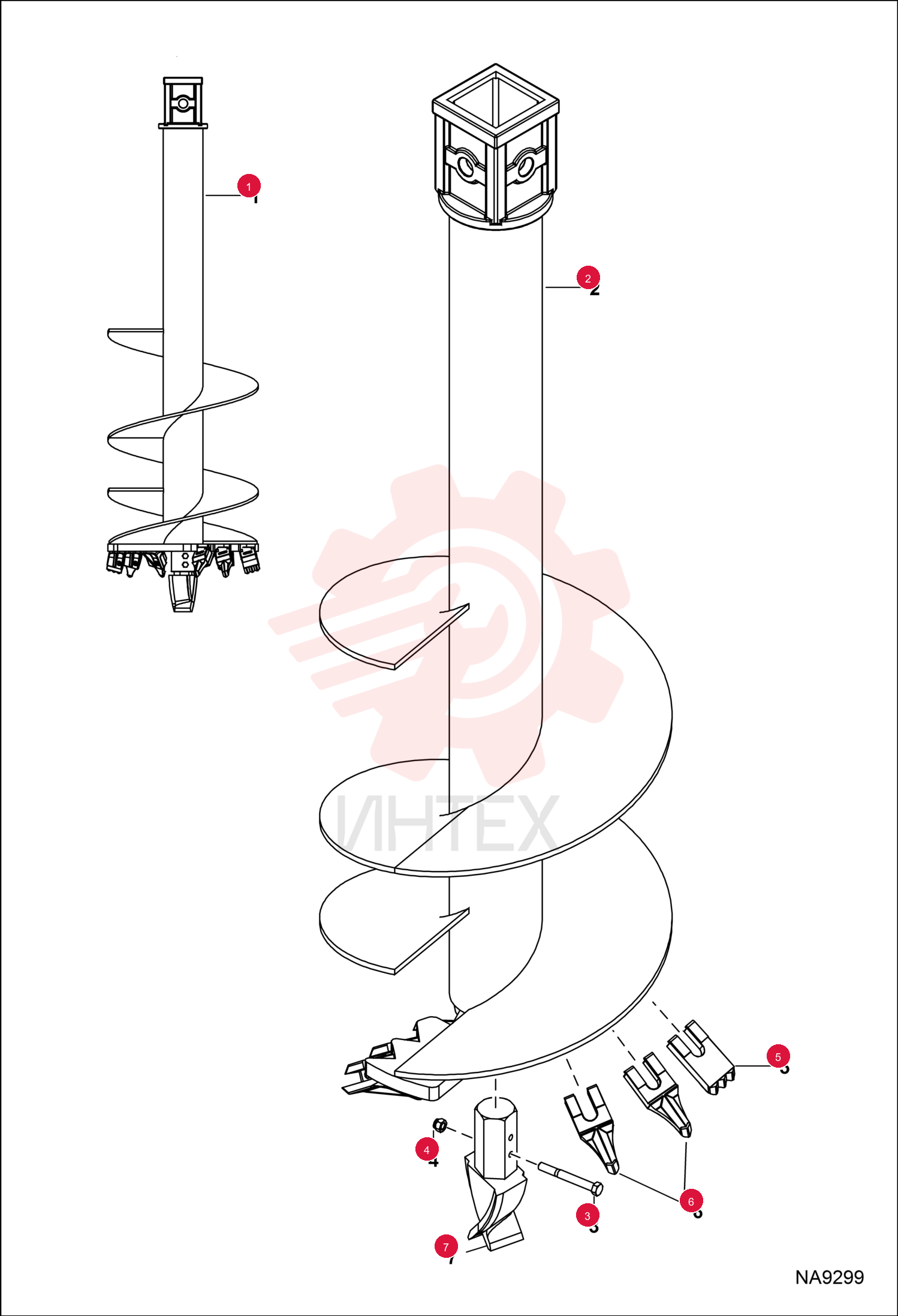 AUGER ASSEMBLY 7242415