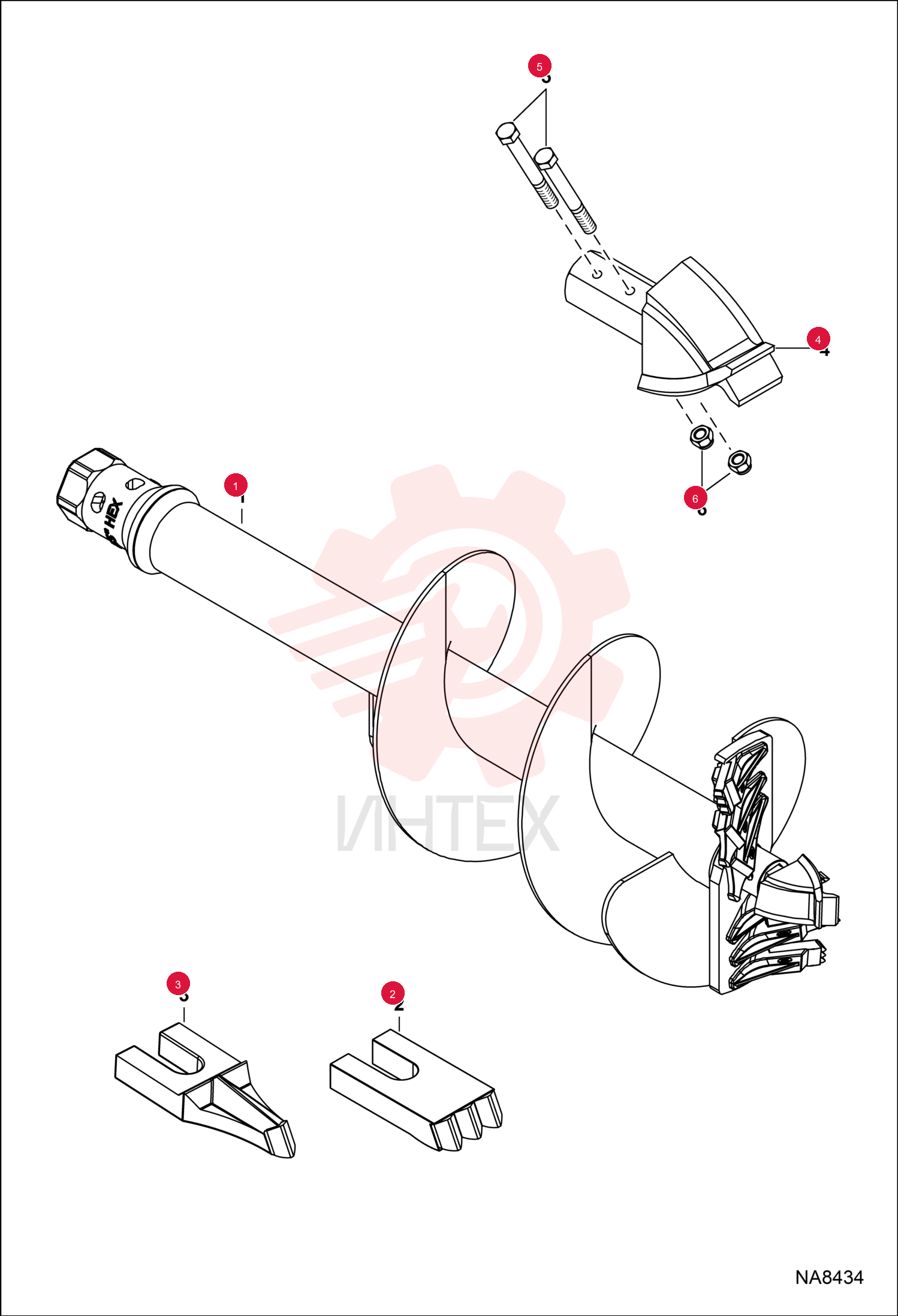 AUGER, BIT HD 18" 7243235 (3)