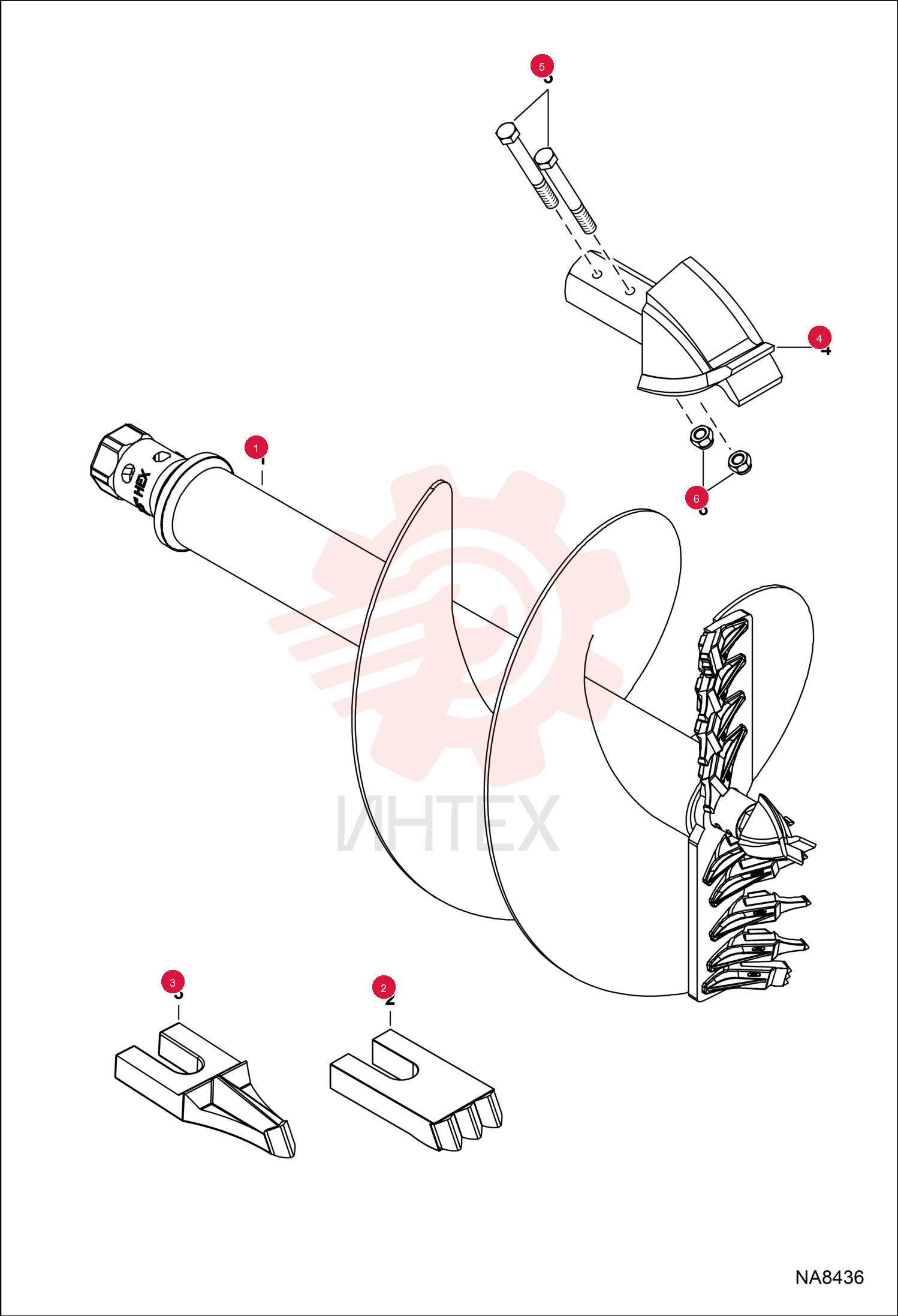 AUGER, BIT HD 30" 7243237 (2)