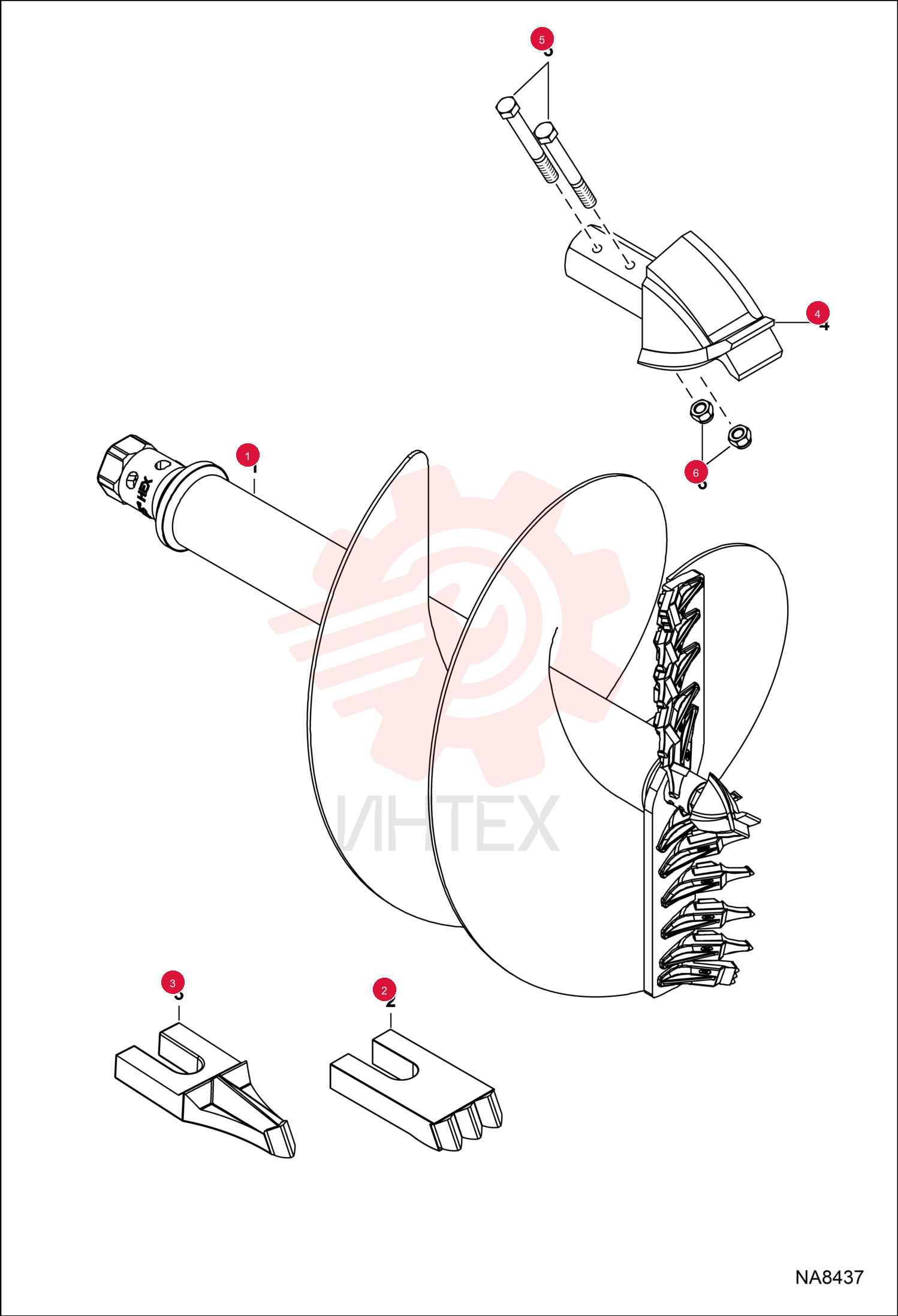 AUGER, BIT HD 36" 7243238 (1)