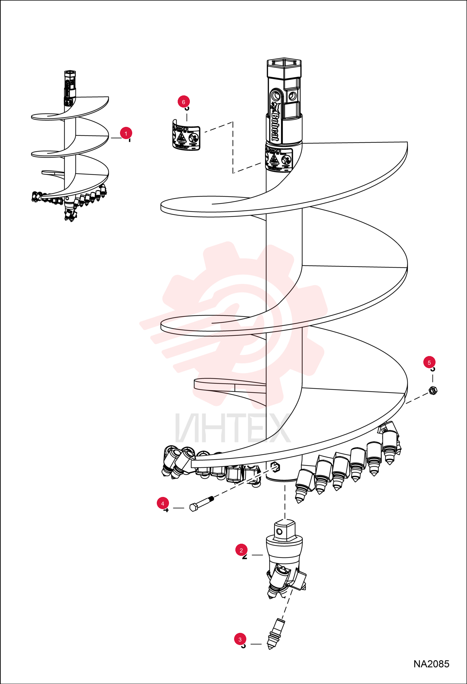 AUGER, BIT ROCK 24" 7169671 (3)