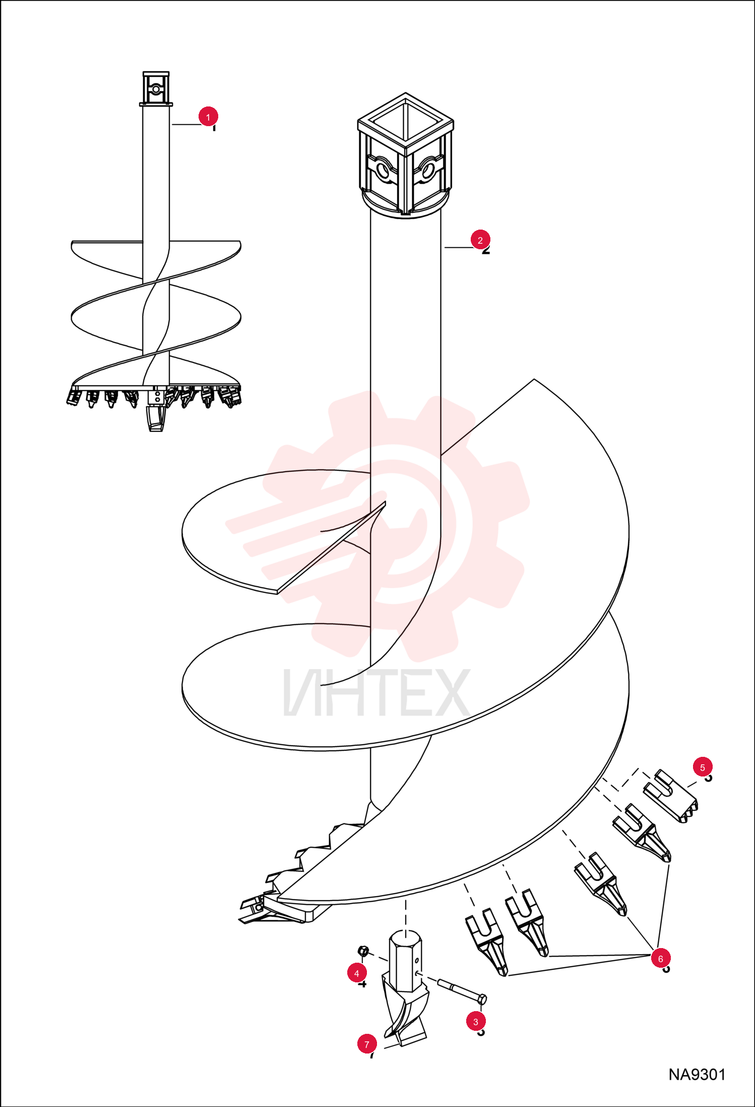 BIT, AUGER 7242417