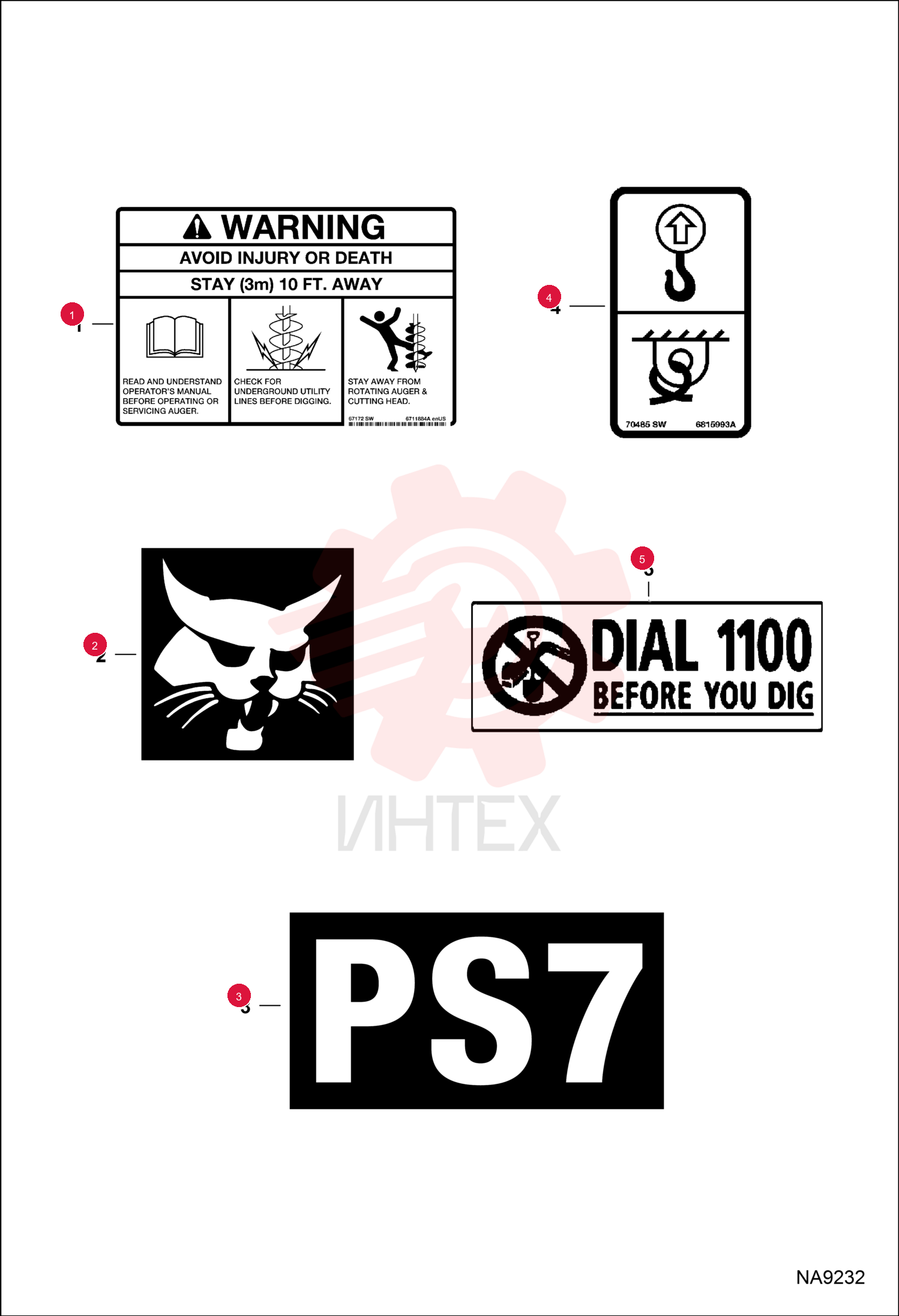 DECAL, WARNING 6711884 (4)