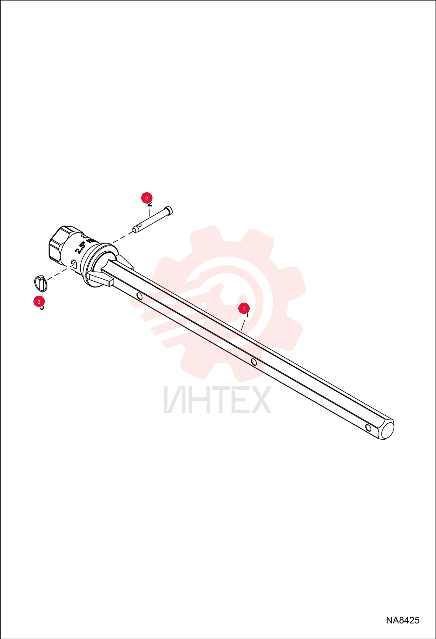 EXTENSION, AUGER 48" 7243729 (3)