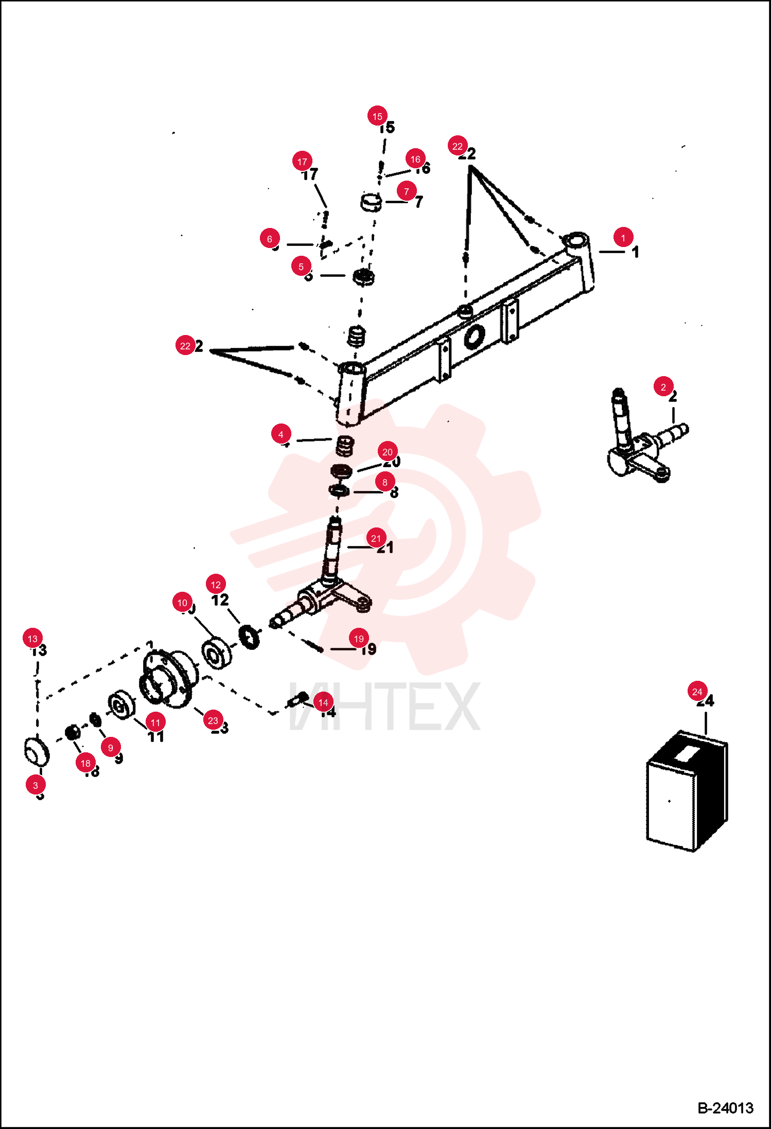 AXLE BODY W/A