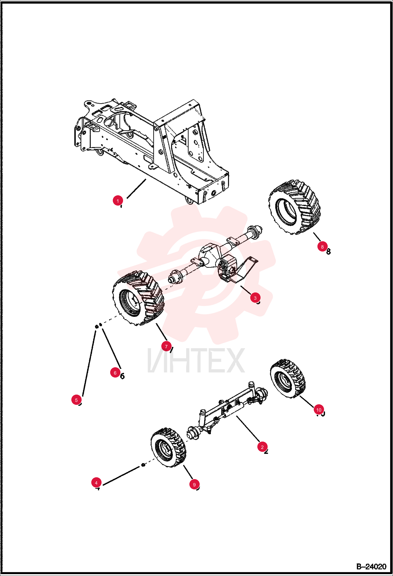 FRAME+TRUNNION