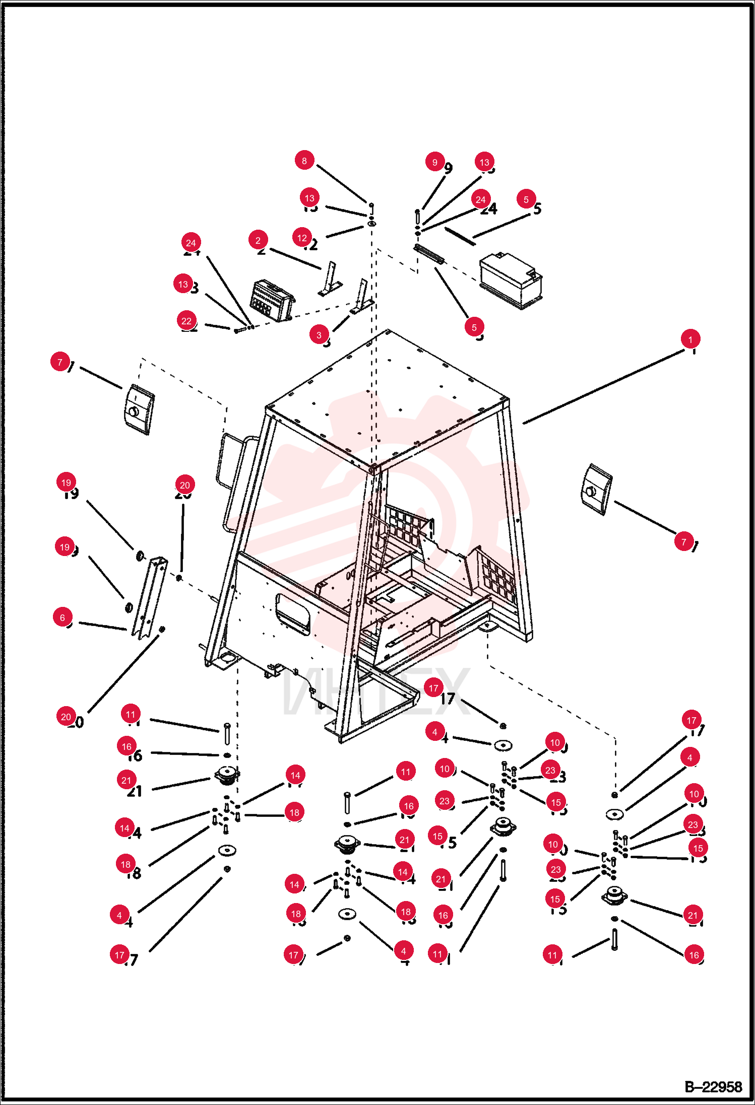 HOLDER LEFT, FUSE BOX