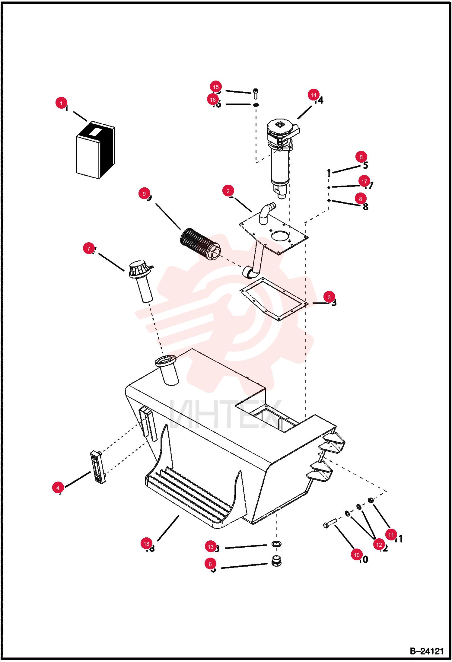 OIL TANK SUB-ASSY 6961653 (2)